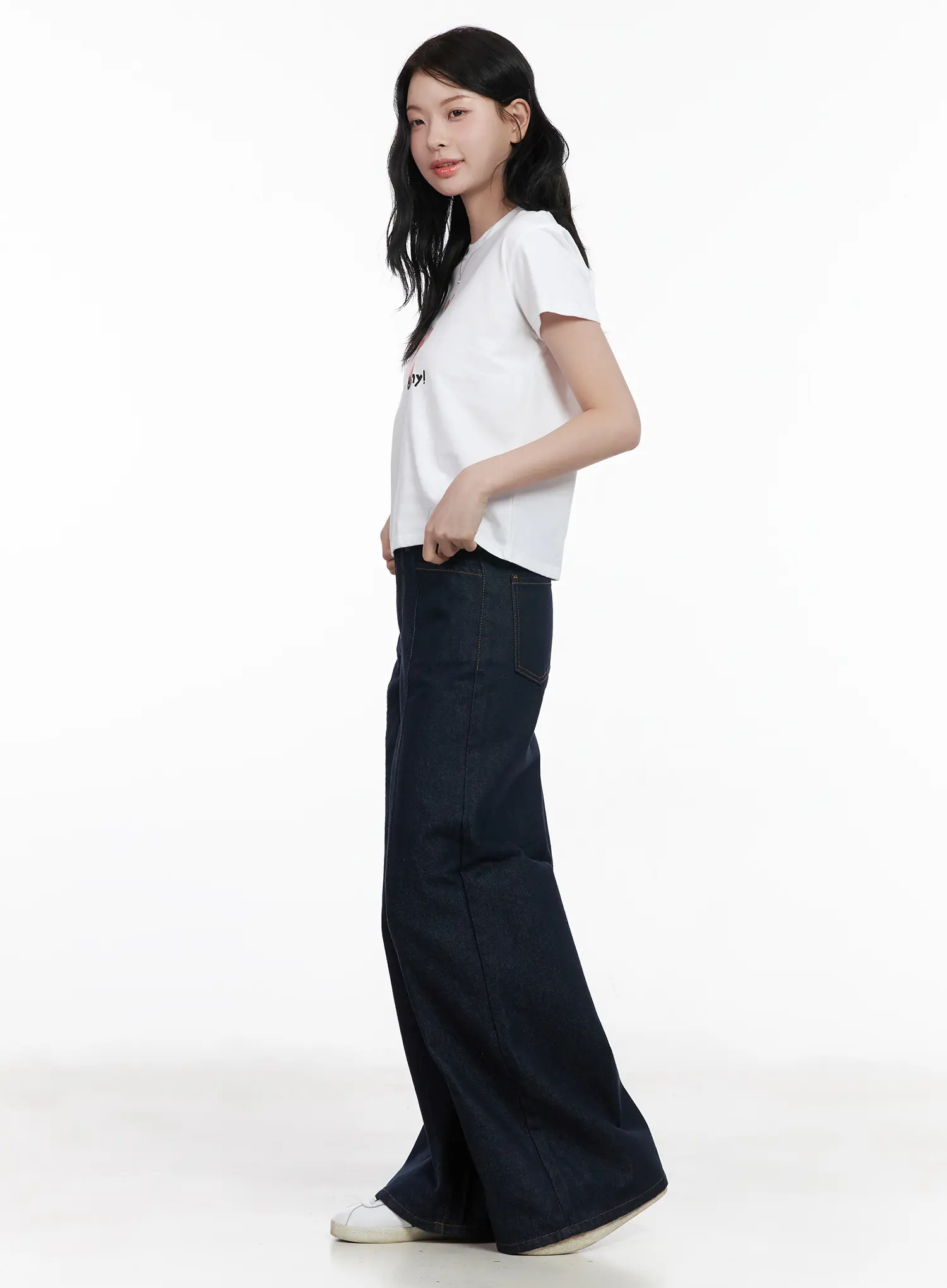 Azaria Wide Leg Jeans CA509 - Image 5