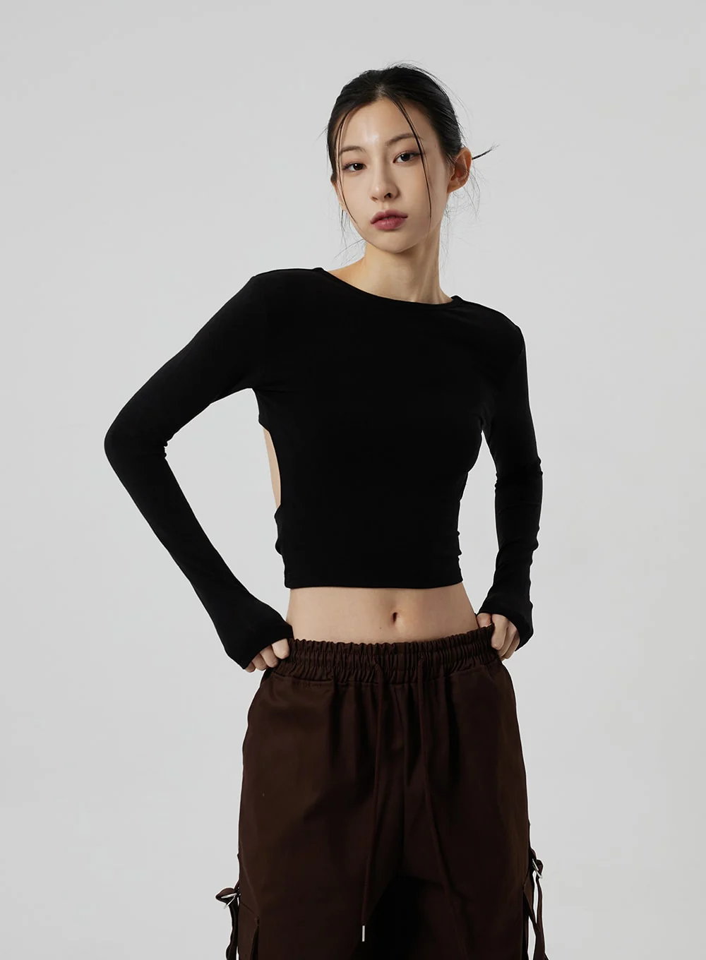 Back Cross Tie Top CF308 - Image 2