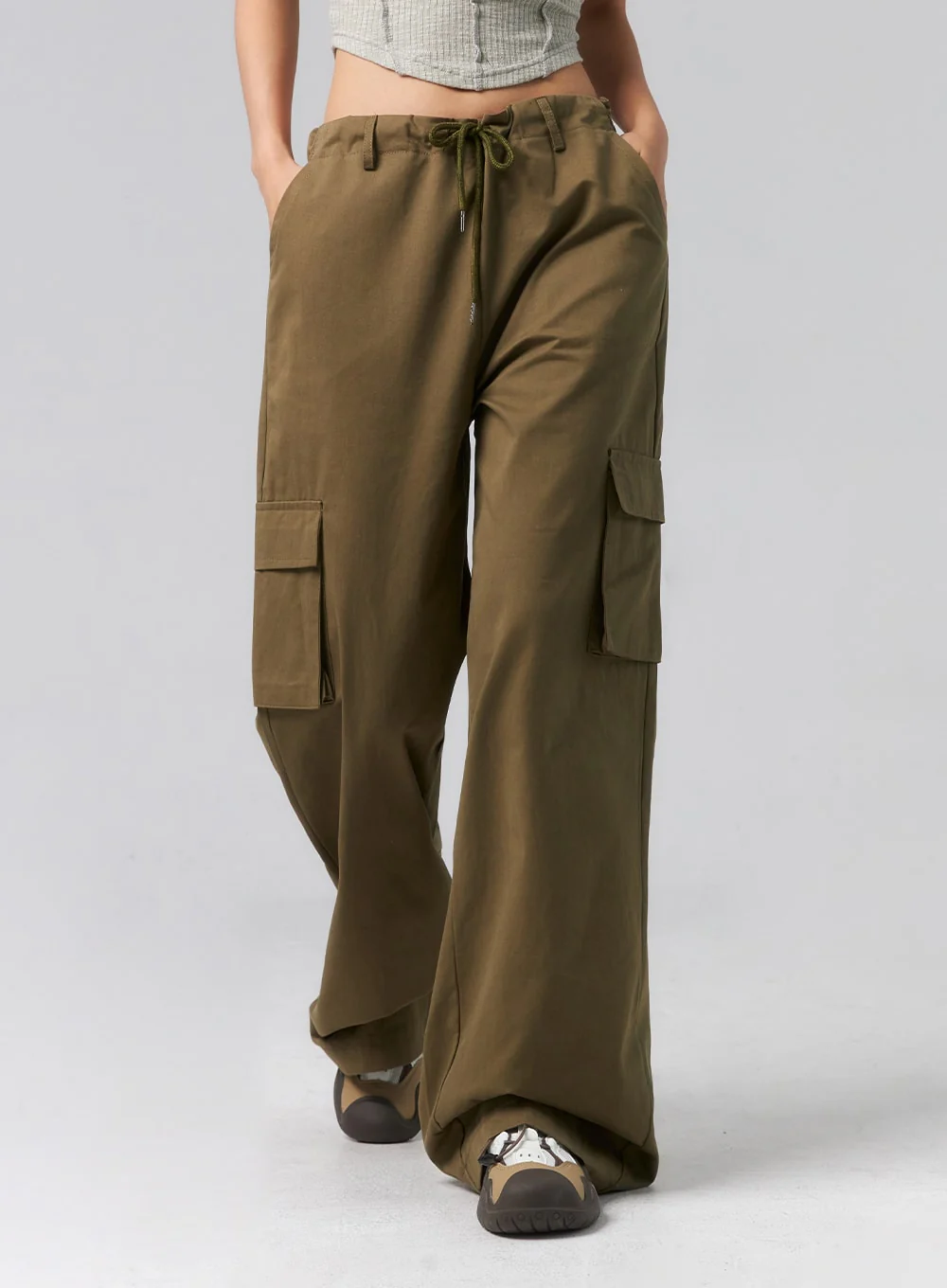Baggy Cargo Pants CL319 - Image 9