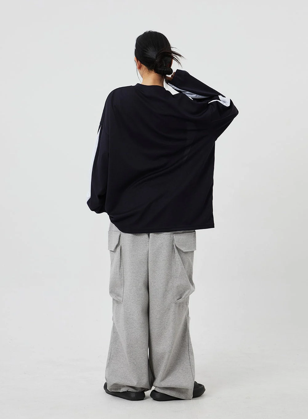Baggy Cargo Track Pants Unisex CF327 - Image 12