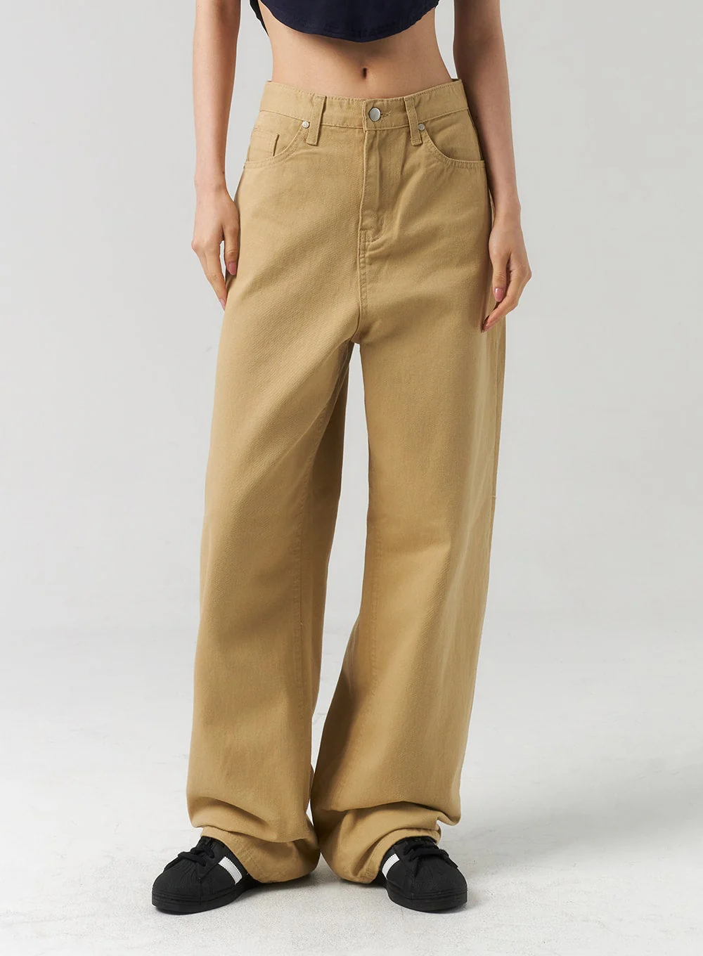 Baggy Cotton Pants CU320 - Image 2