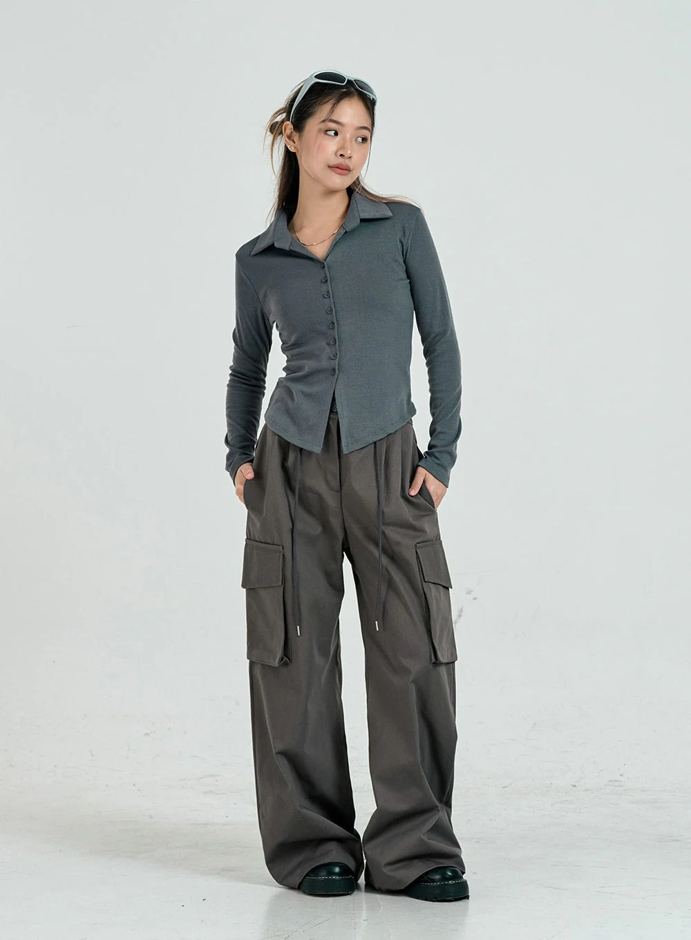 Baggy Maxi Cargo Pants CO14 - Image 3
