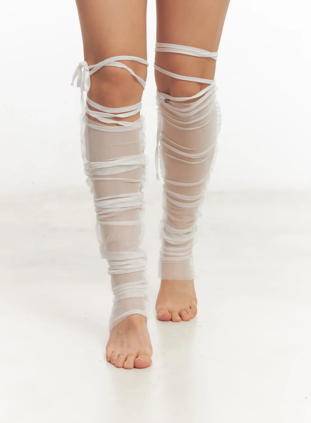 Balletcore Sheer Leg Warmers IU509 - Image 6