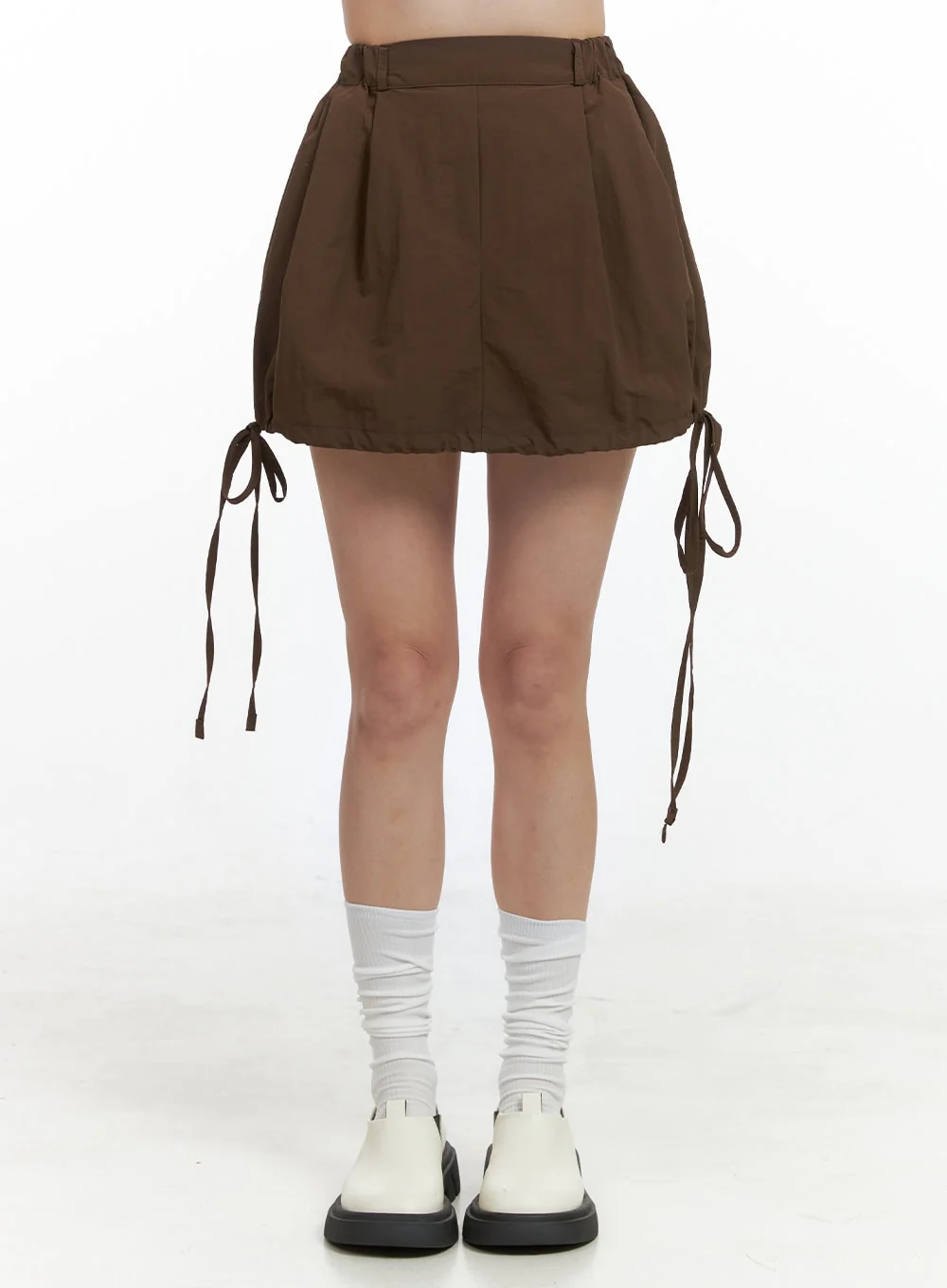 Banded Pintuck Mini Skirt OL417 - Image 2