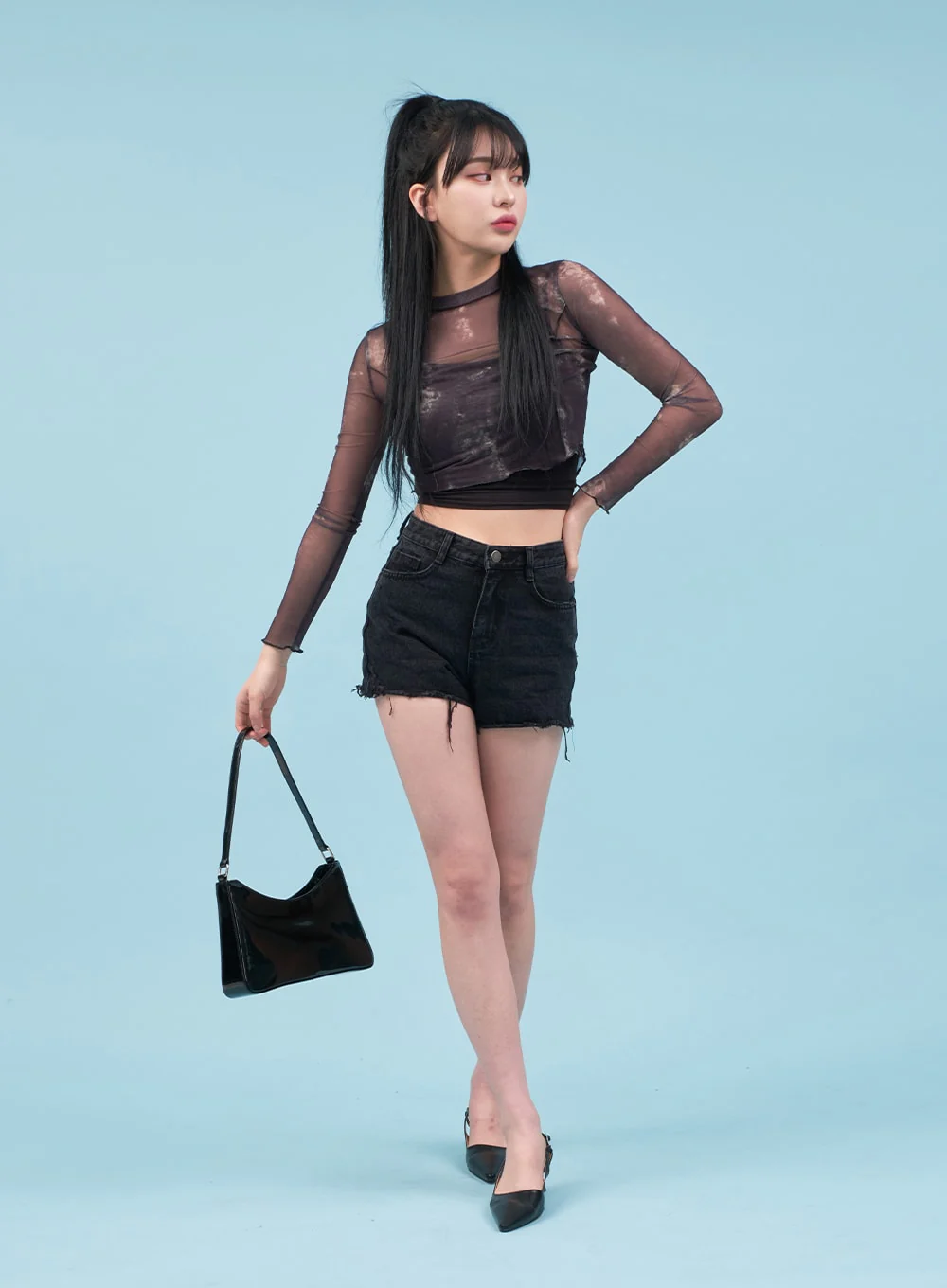 Basic Cropped Cami Top CA07 - Image 2