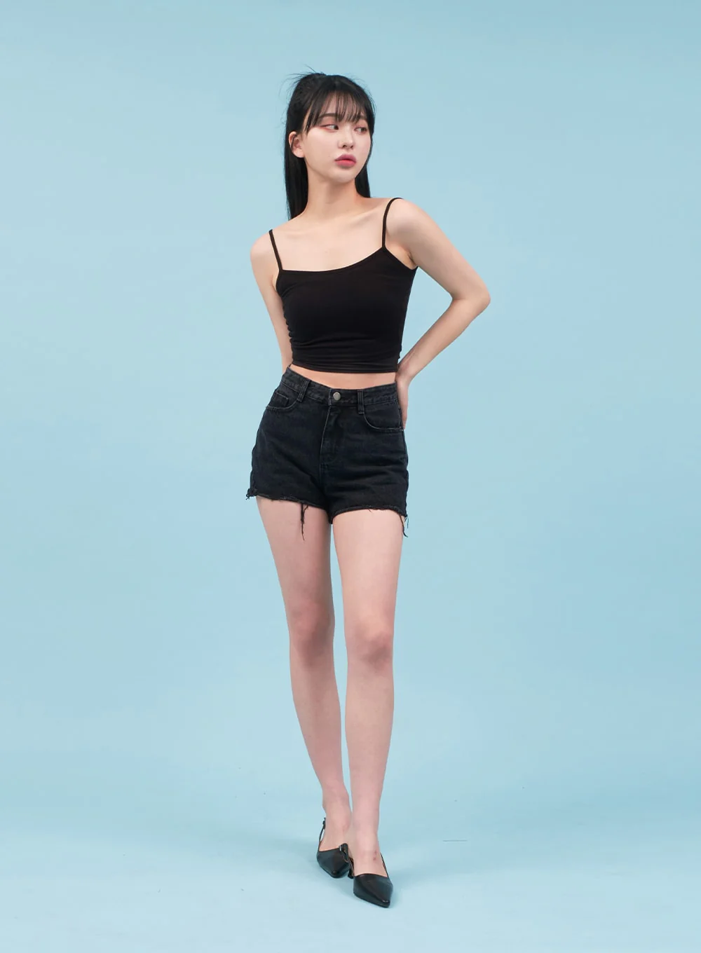 Basic Cropped Cami Top CA07 - Image 4