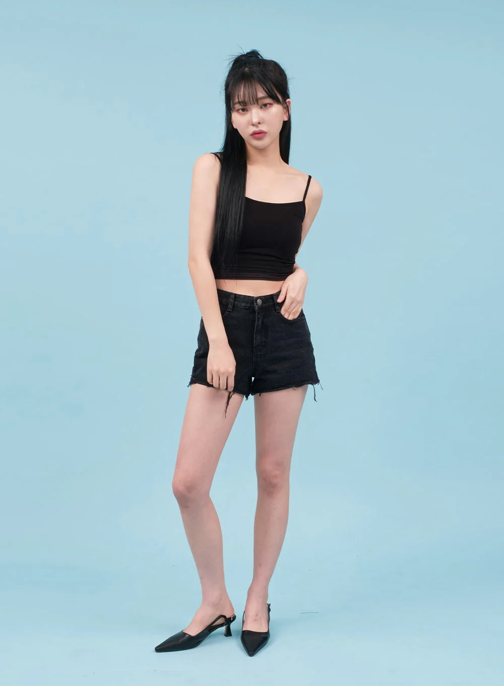 Basic Cropped Cami Top CA07 - Image 9