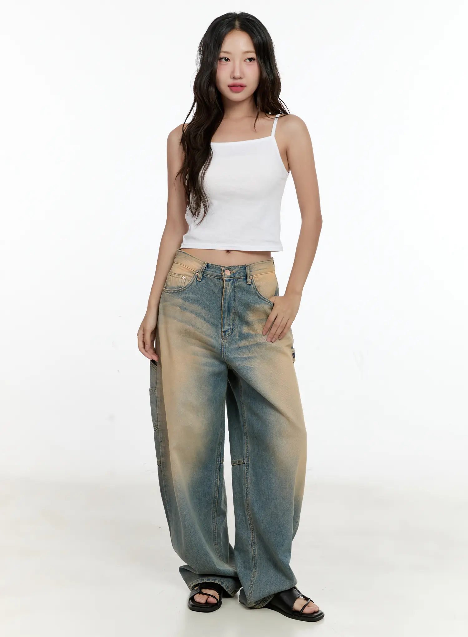 Basic Cropped Tank Top CG501 - Image 2