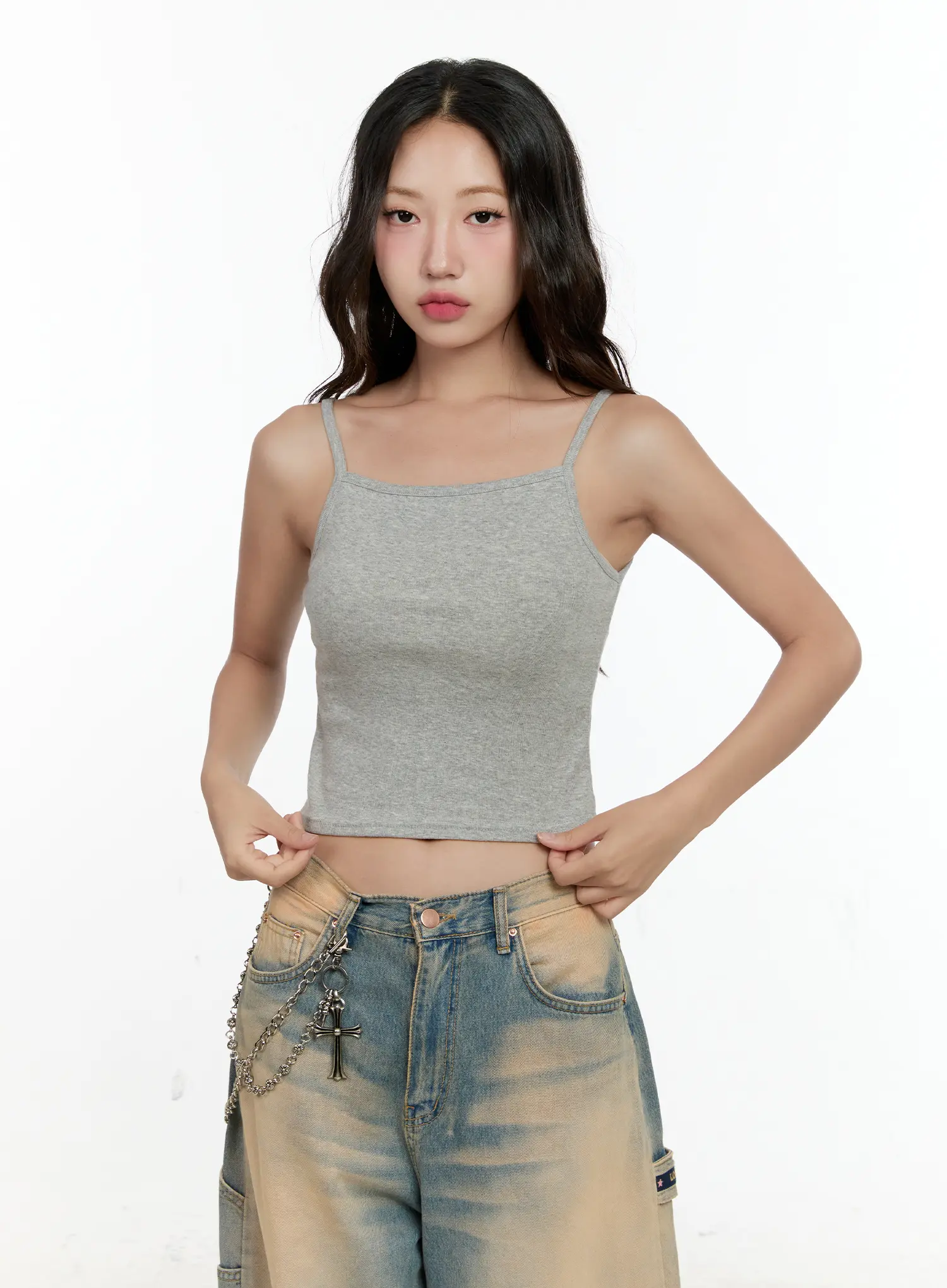 Basic Cropped Tank Top CG501 - Image 8