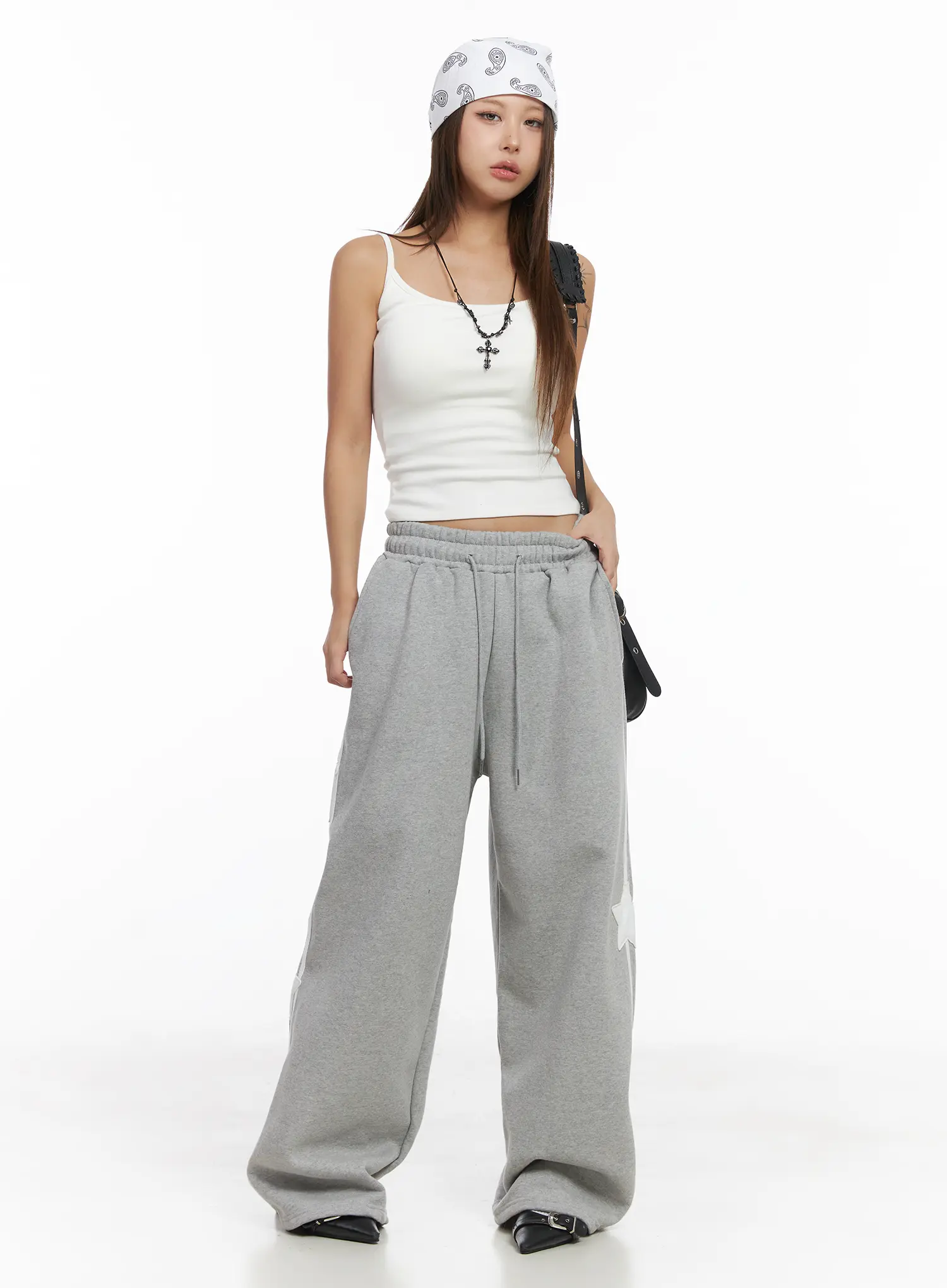 Basic Fleece Crop Tank Top CJ512