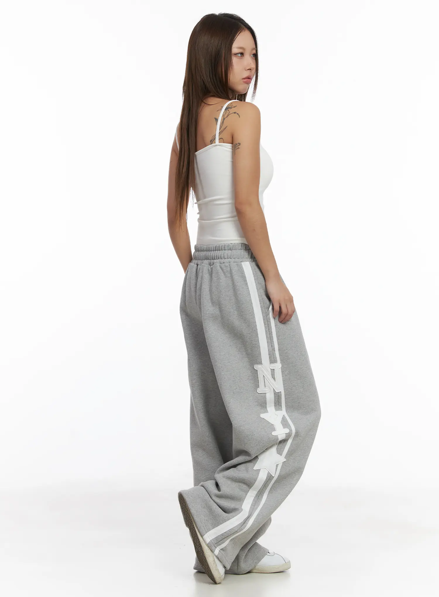 Basic Fleece Crop Tank Top CJ512 - Image 4