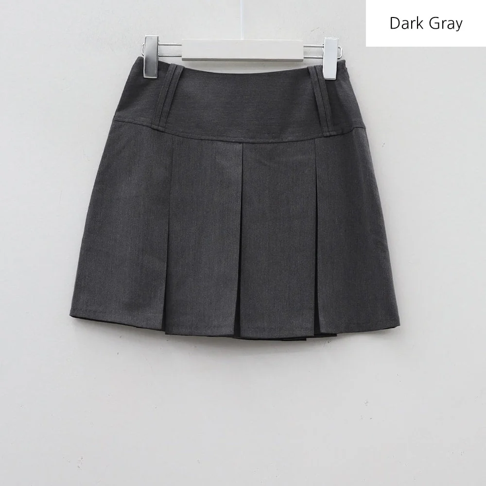 Basic Formal Pleated Mini Skirt BA27 - Image 17