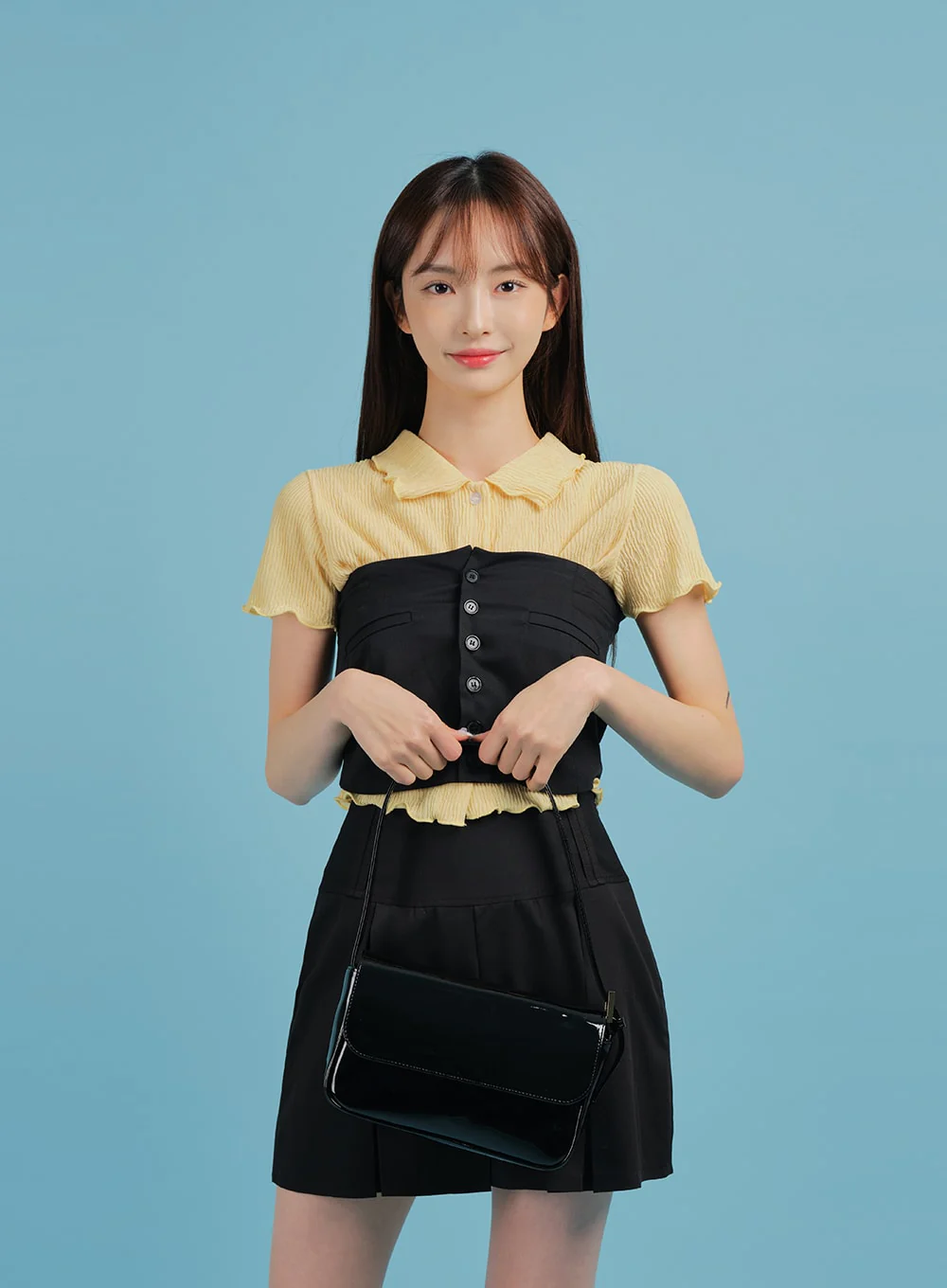 Basic Formal Pleated Mini Skirt BA27 - Image 8