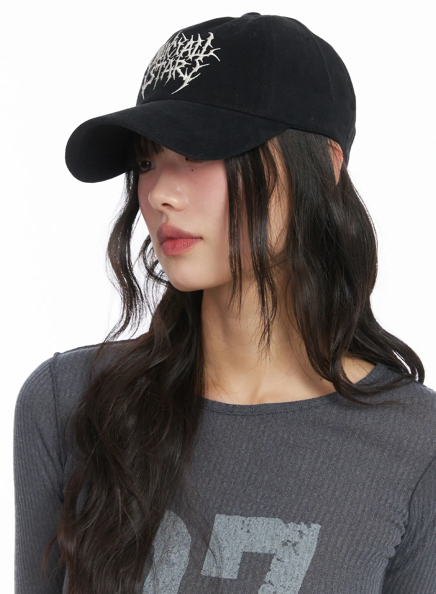 Basic Graphic Embroidered Cap CJ501 - Image 2