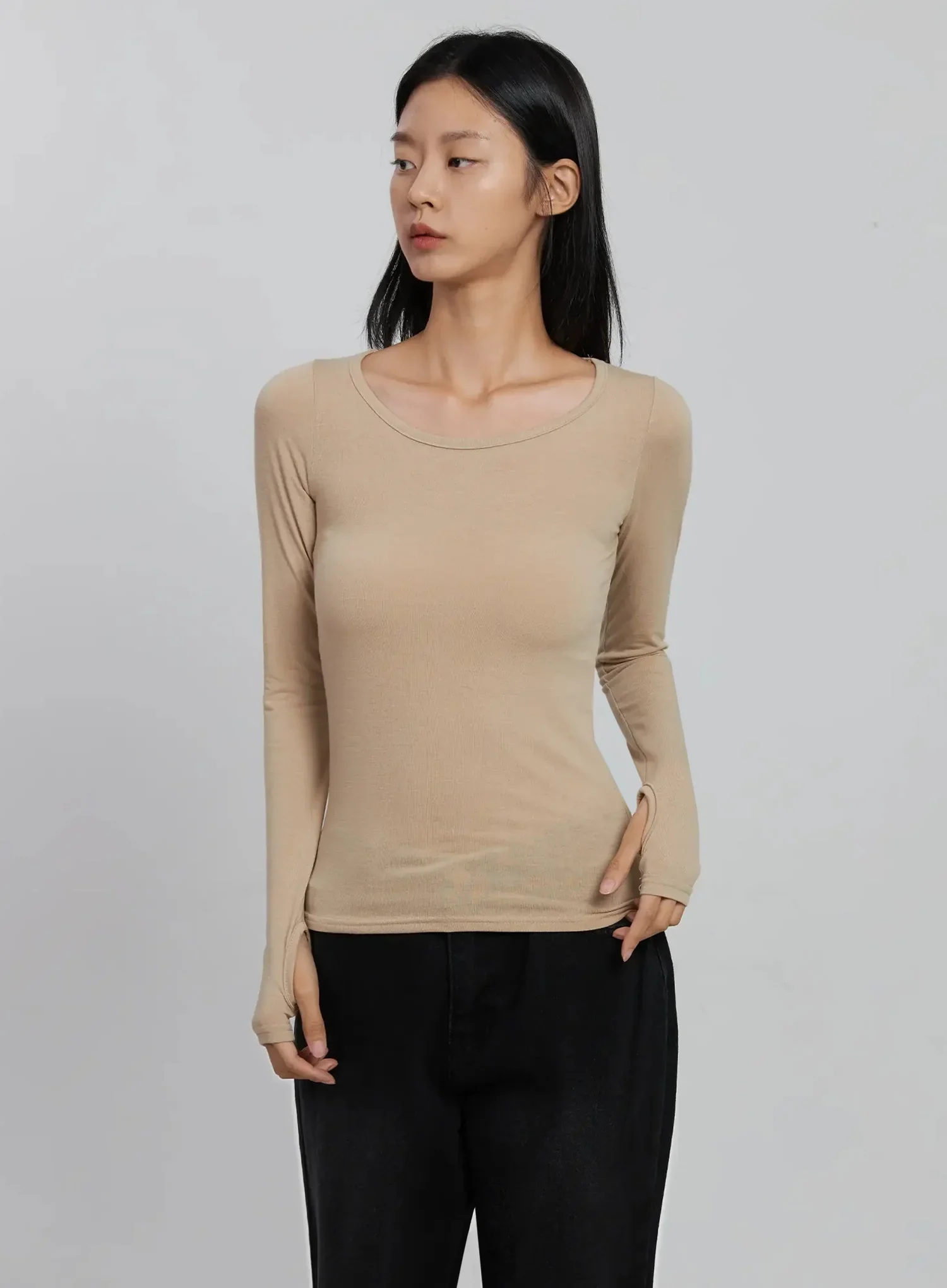 Basic Long Sleeve Top ID516
