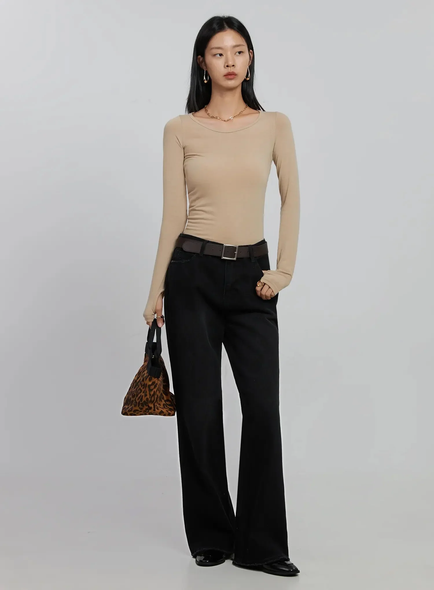 Basic Long Sleeve Top ID516 - Image 12