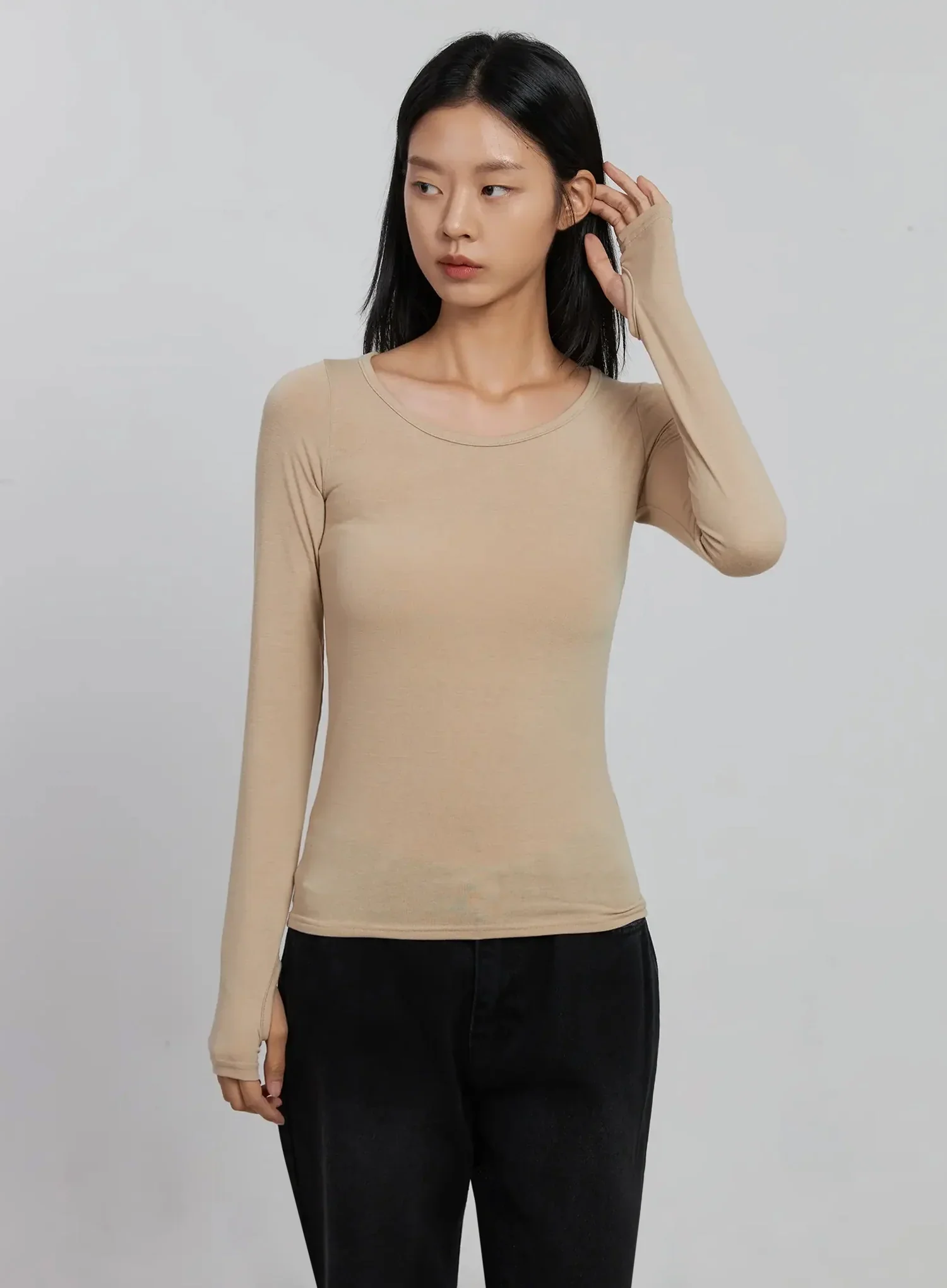 Basic Long Sleeve Top ID516 - Image 5