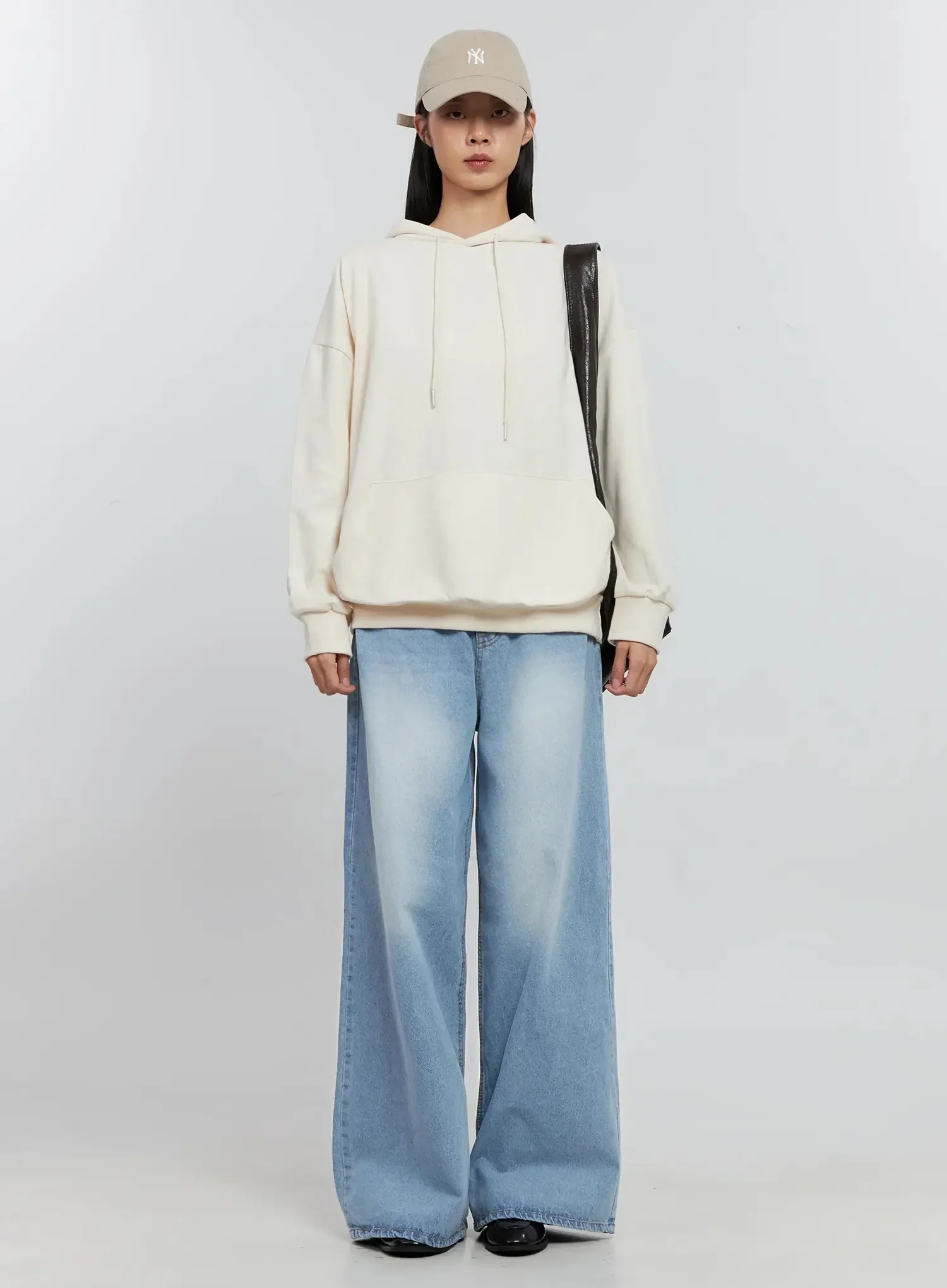 Basic Oversized Hoodie IS516 - Image 12