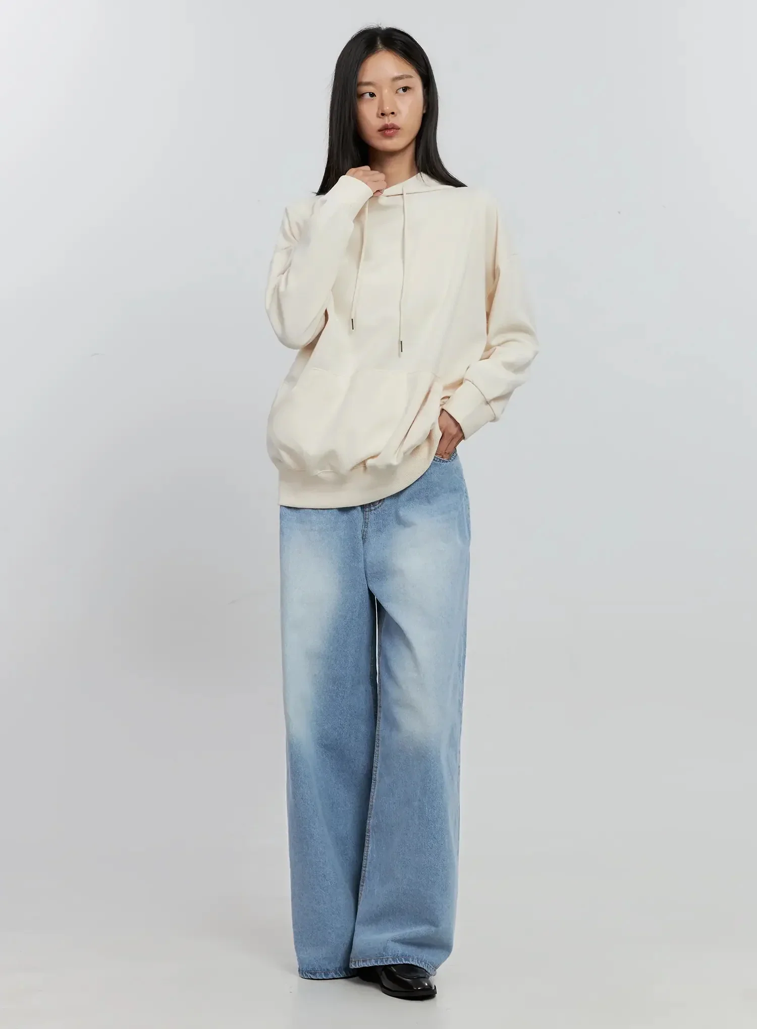 Basic Oversized Hoodie IS516 - Image 3