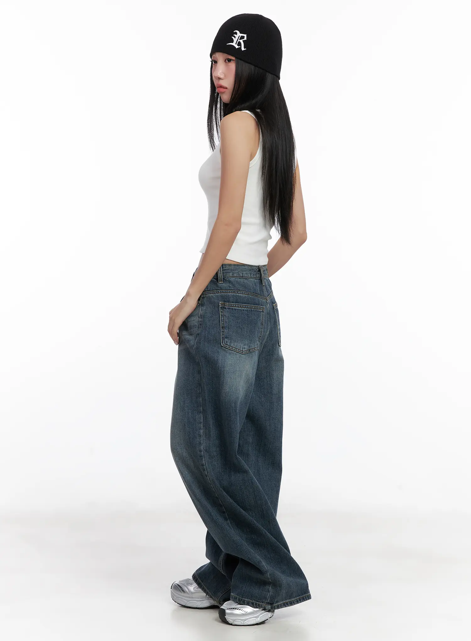 Basic Ribbed Crop Tank Top CN528 - Image 5