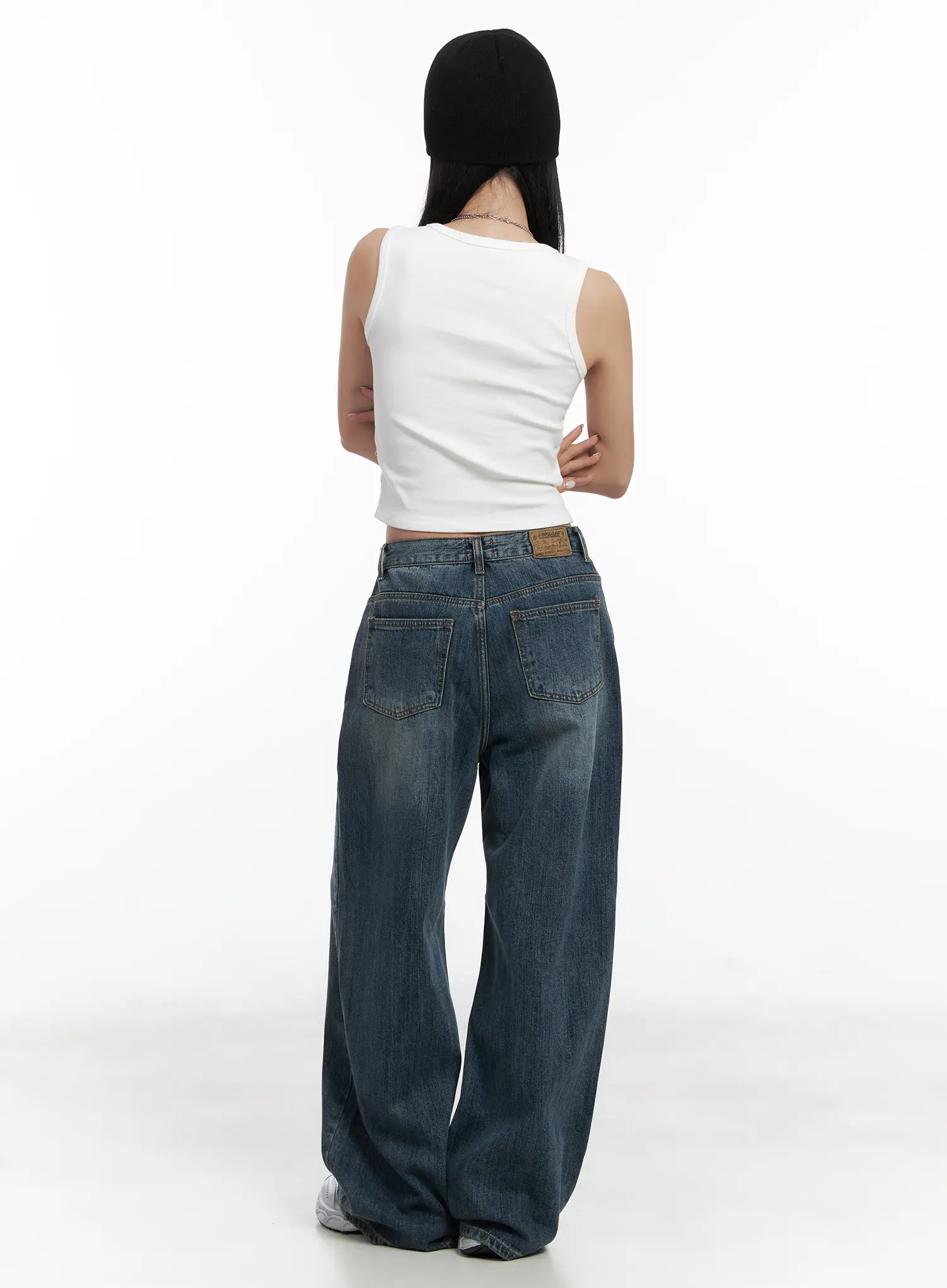 Basic Ribbed Crop Tank Top CN528 - Image 6