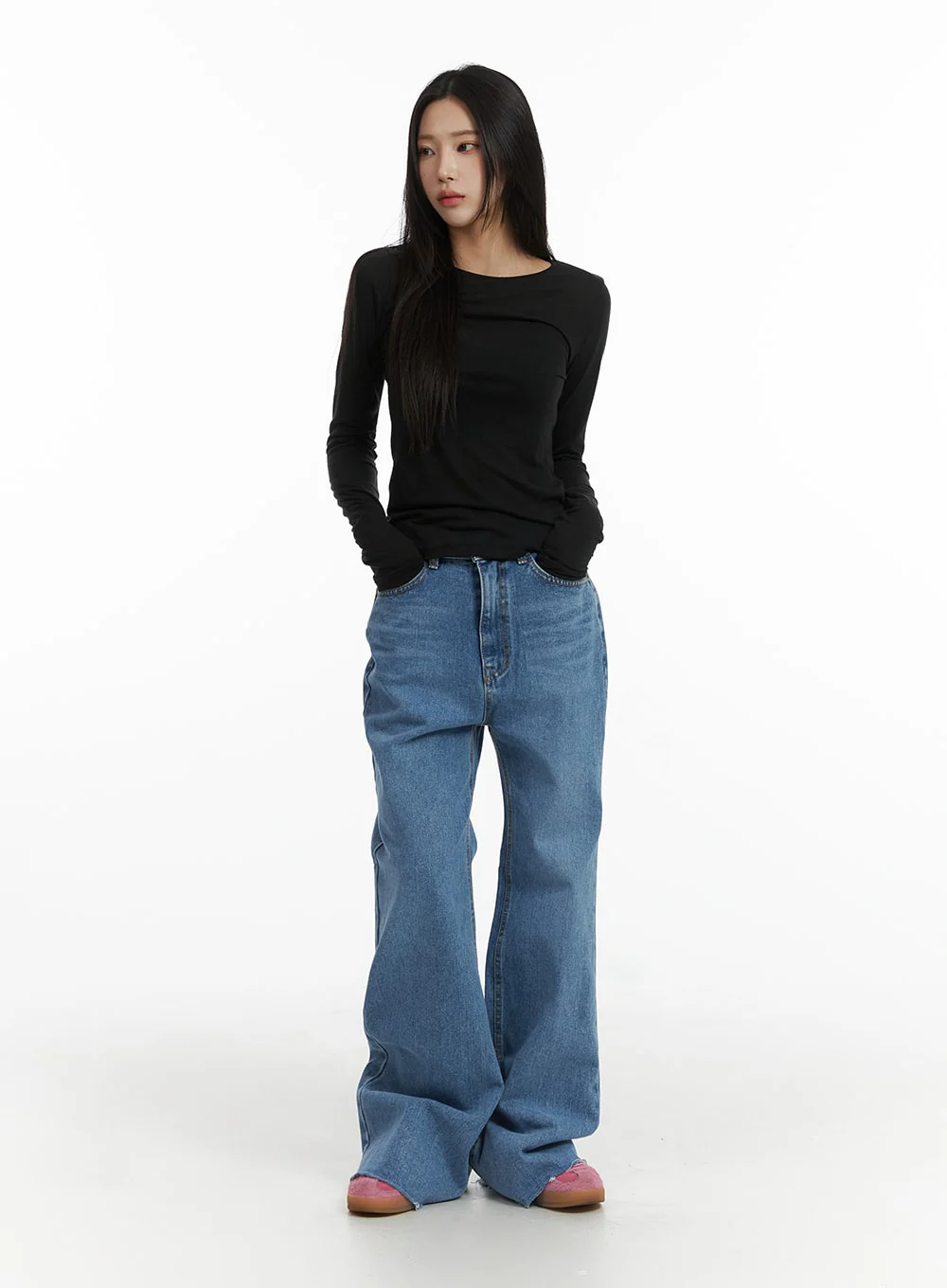 Basic Round Neck Slim Fit Top CJ431 - Image 6
