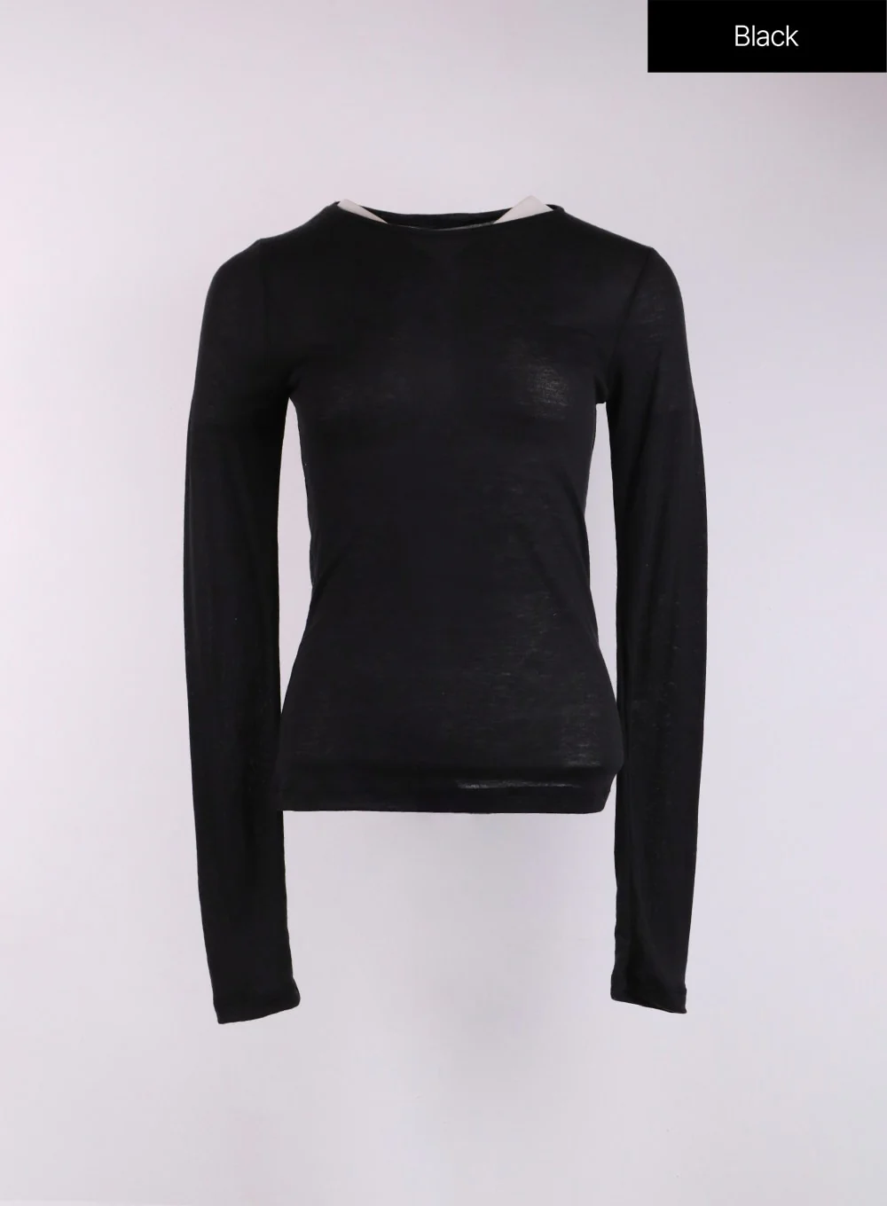 Basic Round Neck Slim Fit Top CJ431 - Image 8