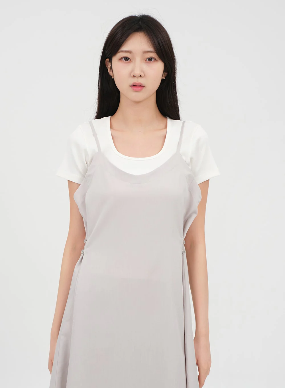 Basic Square Neck T-shirt OA13 - Image 10