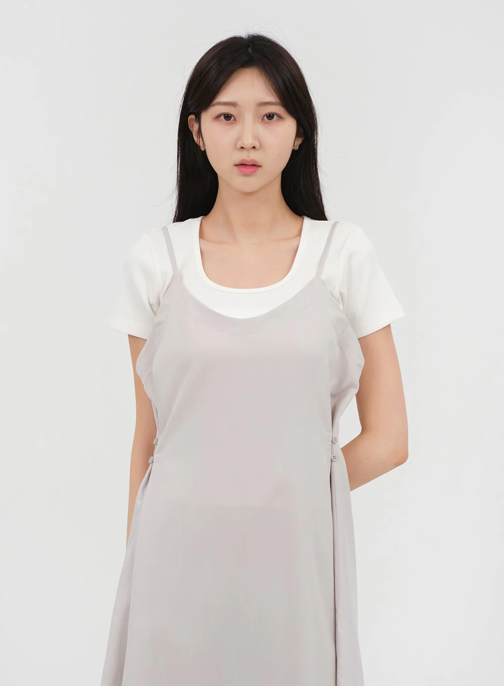 Basic Square Neck T-shirt OA13 - Image 8