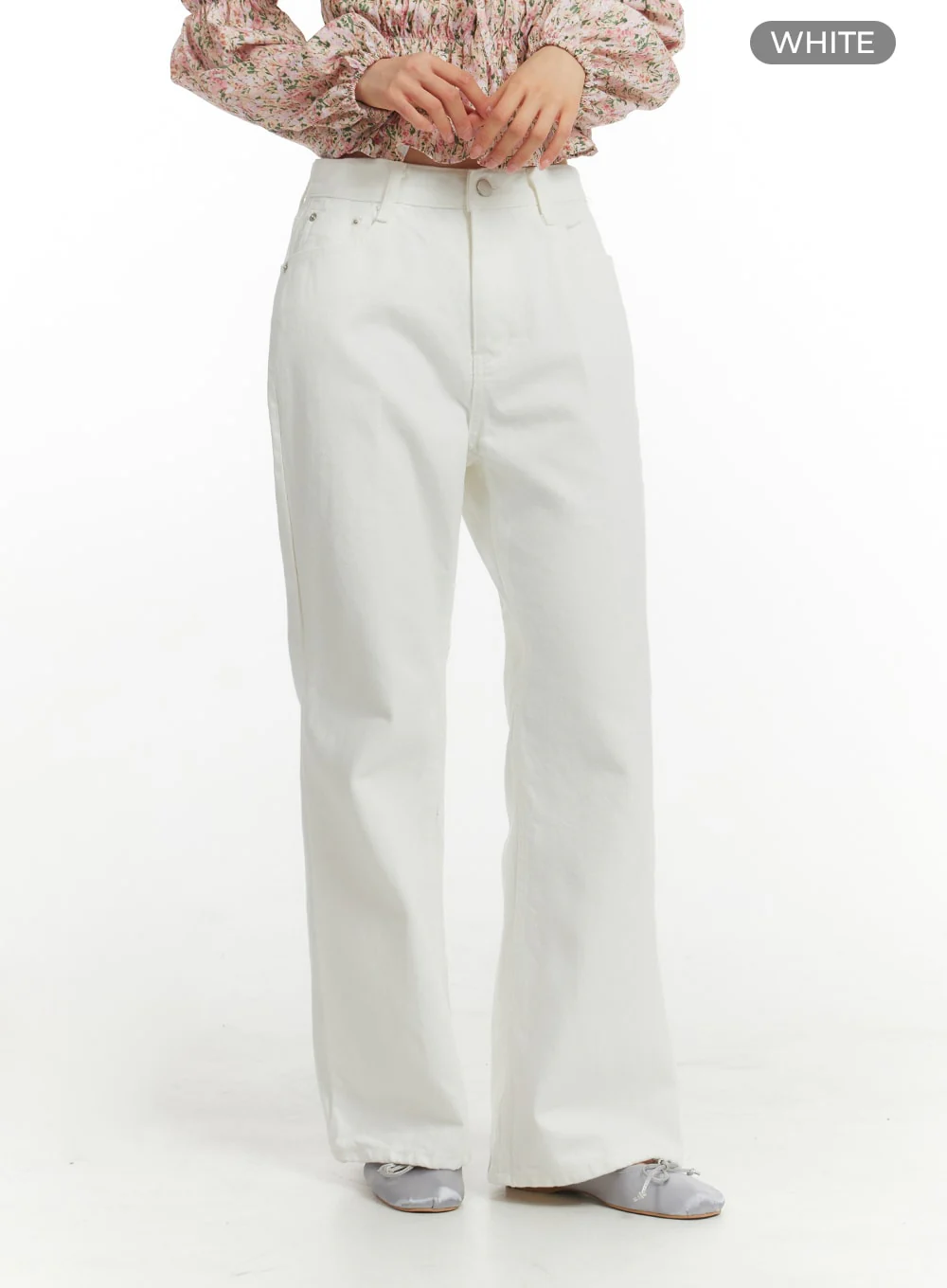 Basic Straight Leg Bootcut Pants OM405 - Image 7