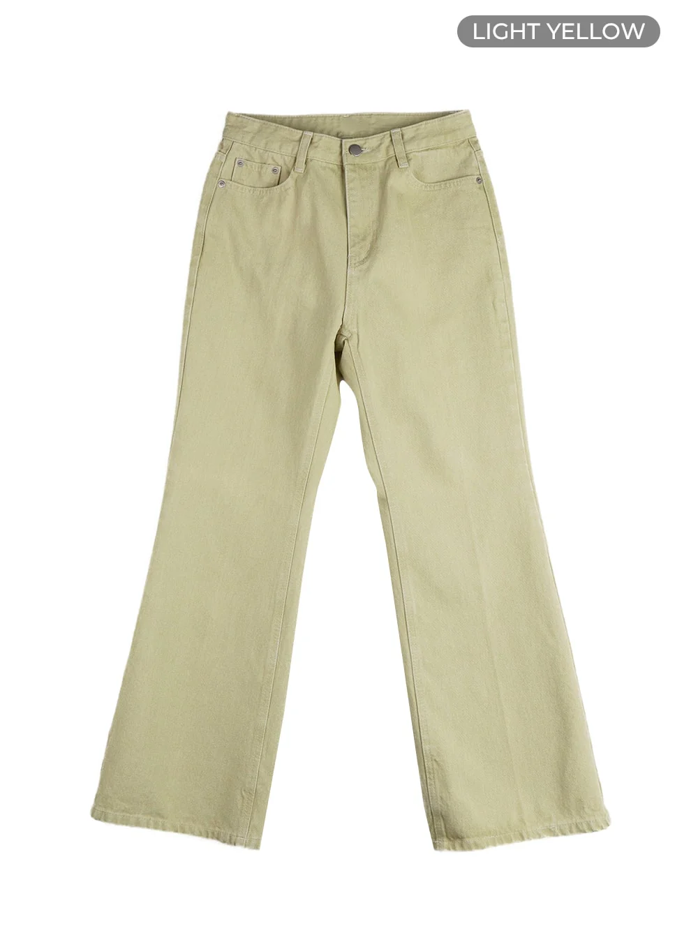 Basic Straight Leg Bootcut Pants OM405 - Image 8