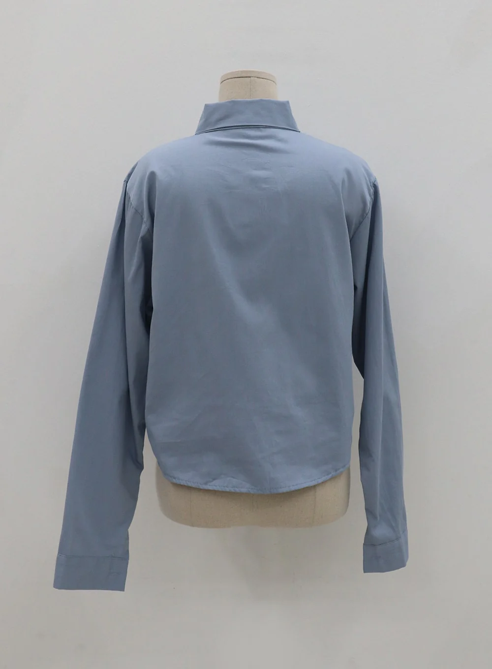 Basic Tone Down Color Crop Shirt BG23 - Image 40