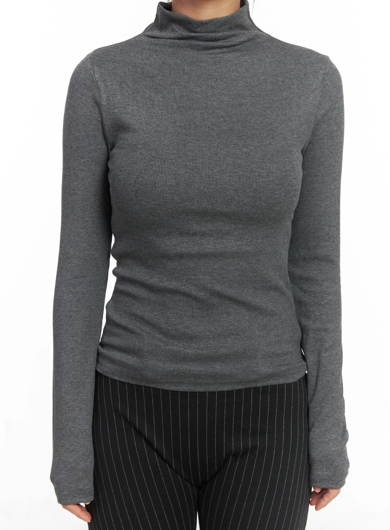 Basic Turtleneck Long Sleeve CJ513 - Image 8