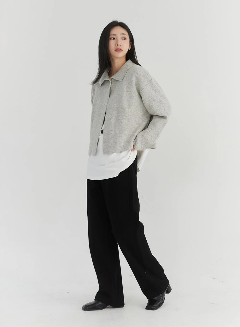 Basic Wide Leg Pants OO331 - Image 5