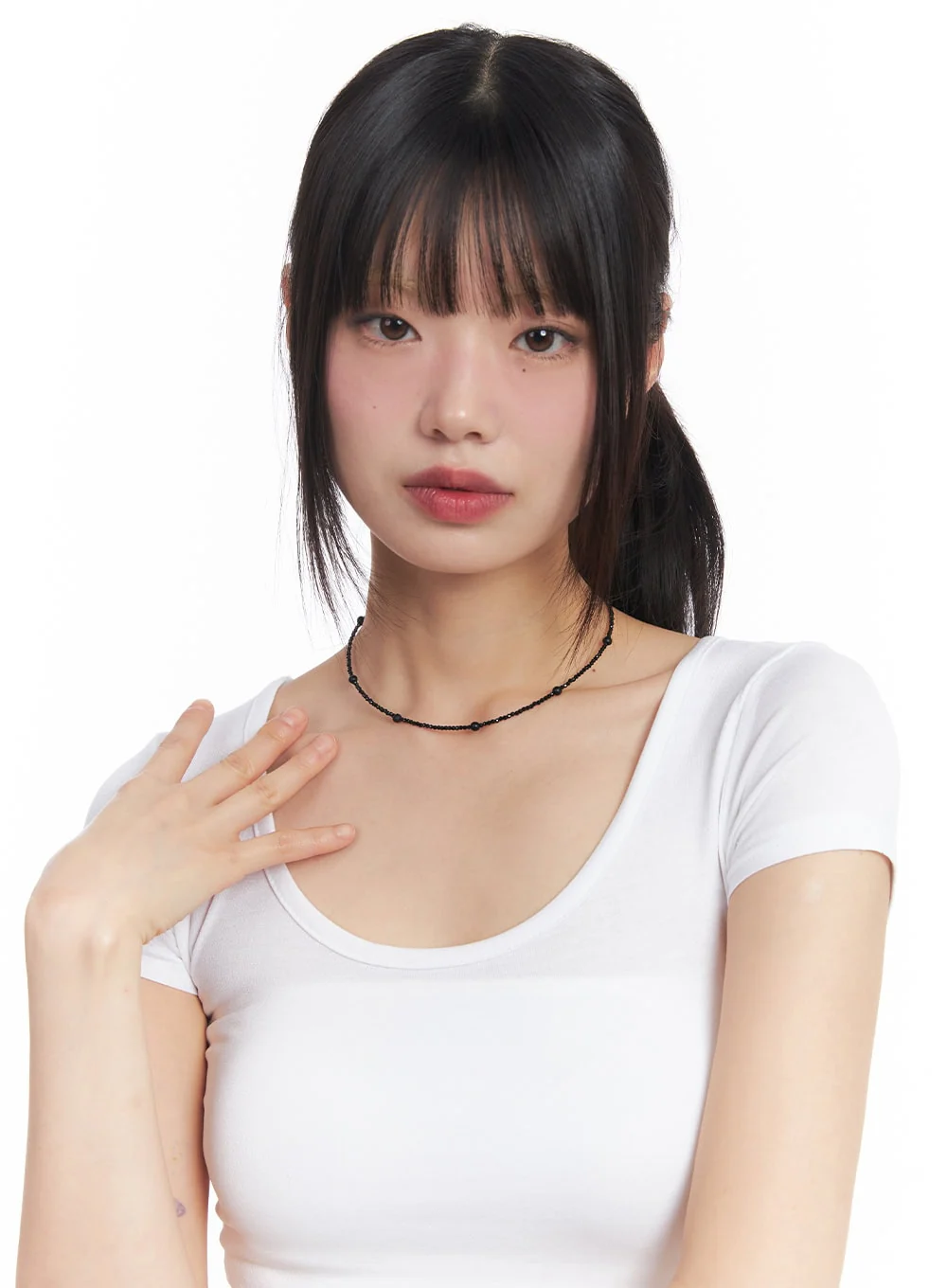 Beaded Choker Necklace CY512 - Image 4