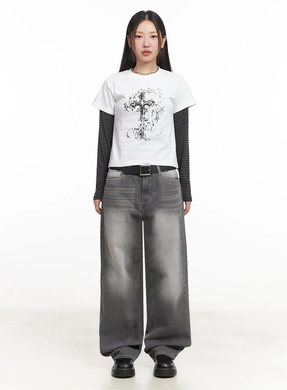 Becca Washed Straight-Leg Jeans IM524 - Image 4