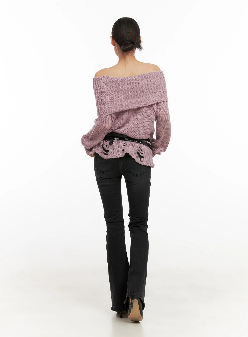 Belle Slim Fit Flared Jeans CD410 - Image 8