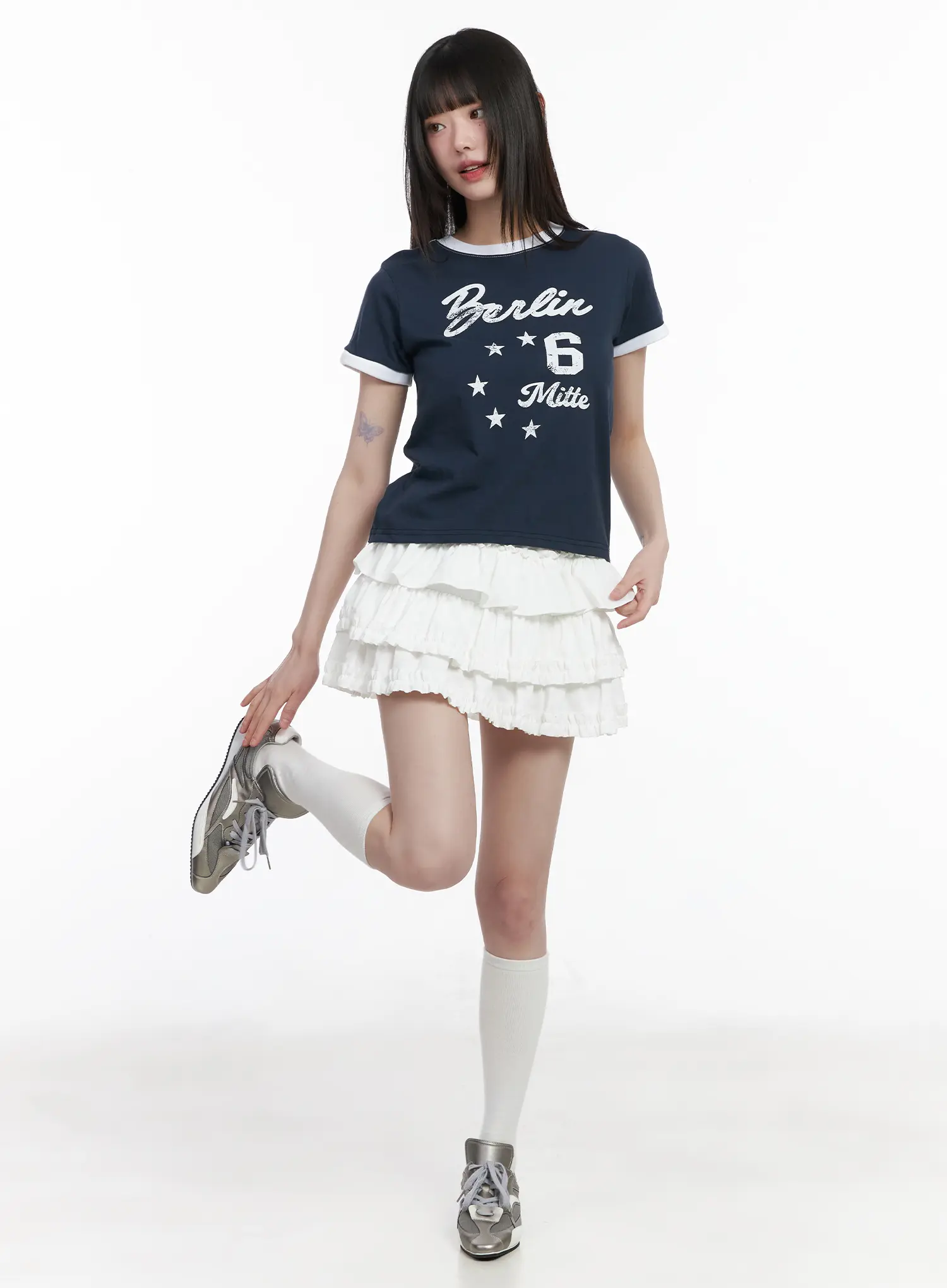 Berlin Track Ringer Tee CM524 - Image 3