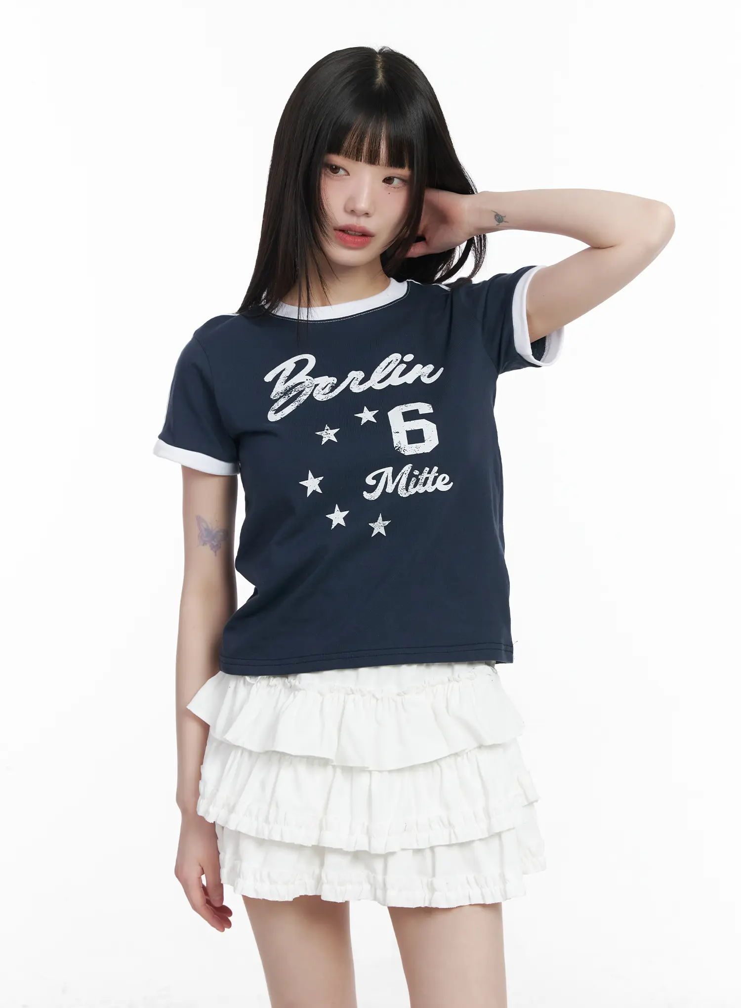 Berlin Track Ringer Tee CM524 - Image 6