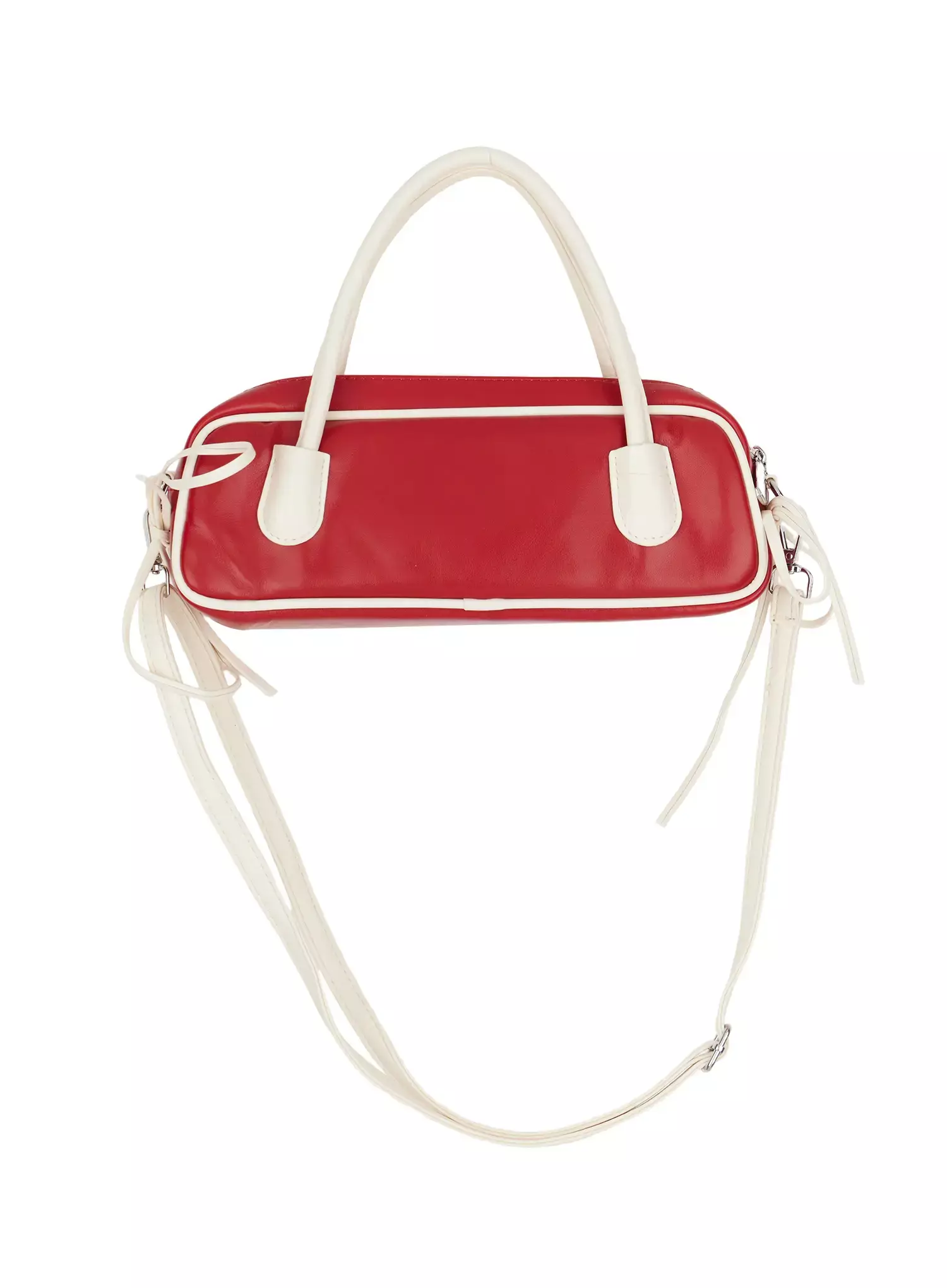 Bicolor Contrast Square Tote Bag IM530 - Image 10