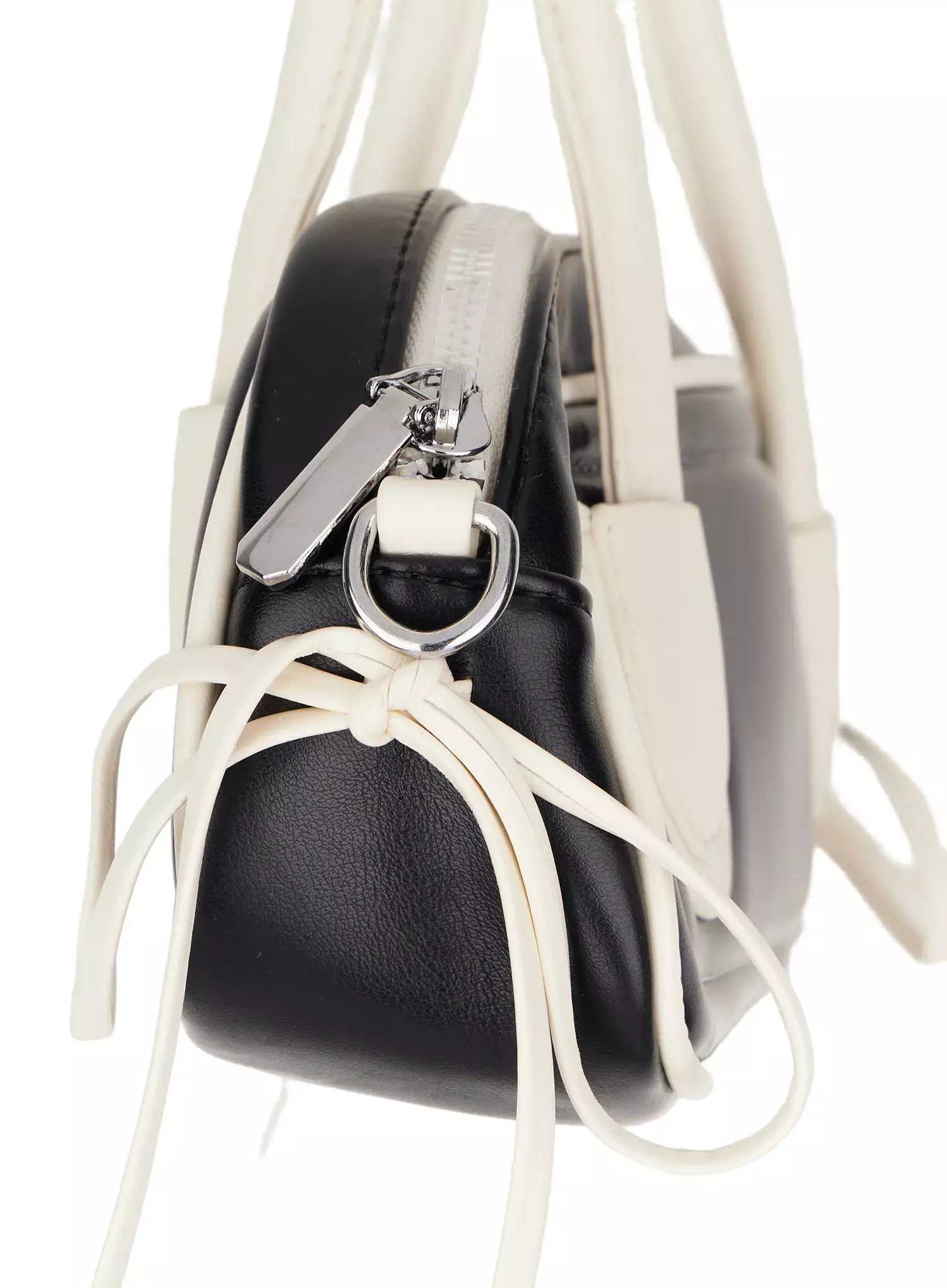Bicolor Contrast Square Tote Bag IM530 - Image 13