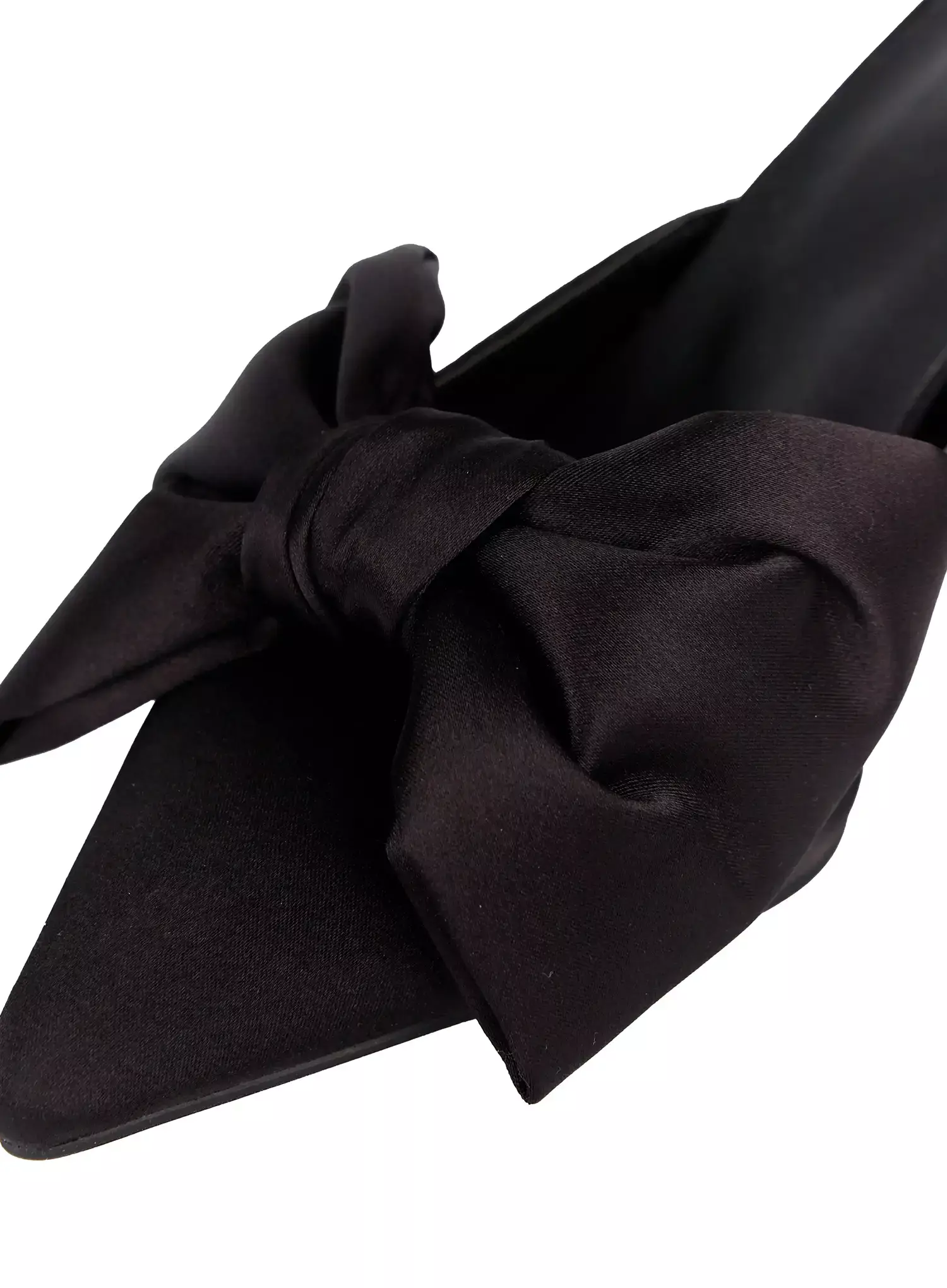Big Bow Mule Stiletto Pumps IM506 - Image 14