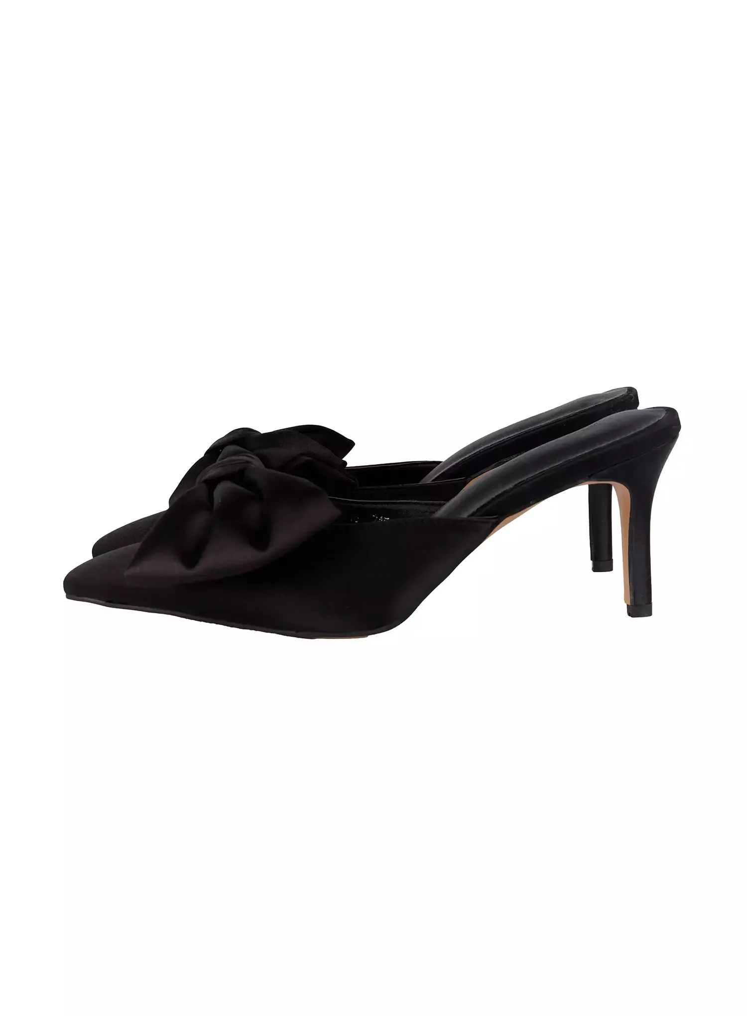 Big Bow Mule Stiletto Pumps IM506 - Image 16