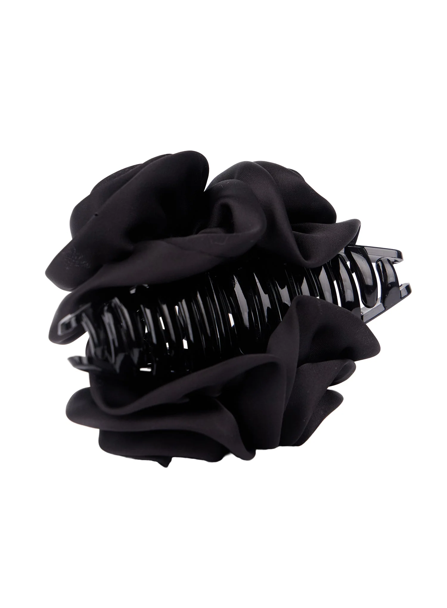 Black Floral Hair Clip CM519 - Image 6