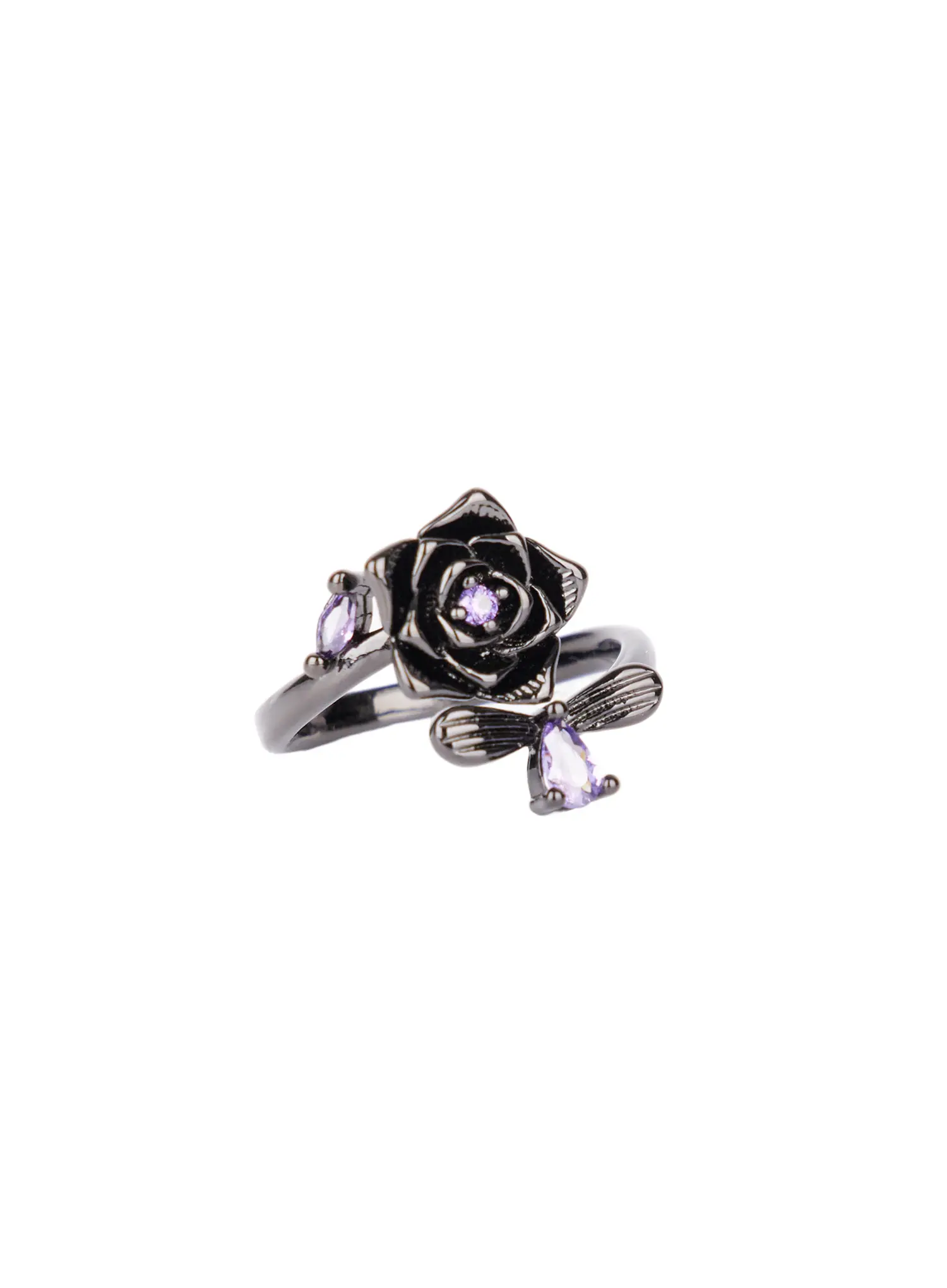 Black Rose Ring CJ523 - Image 4
