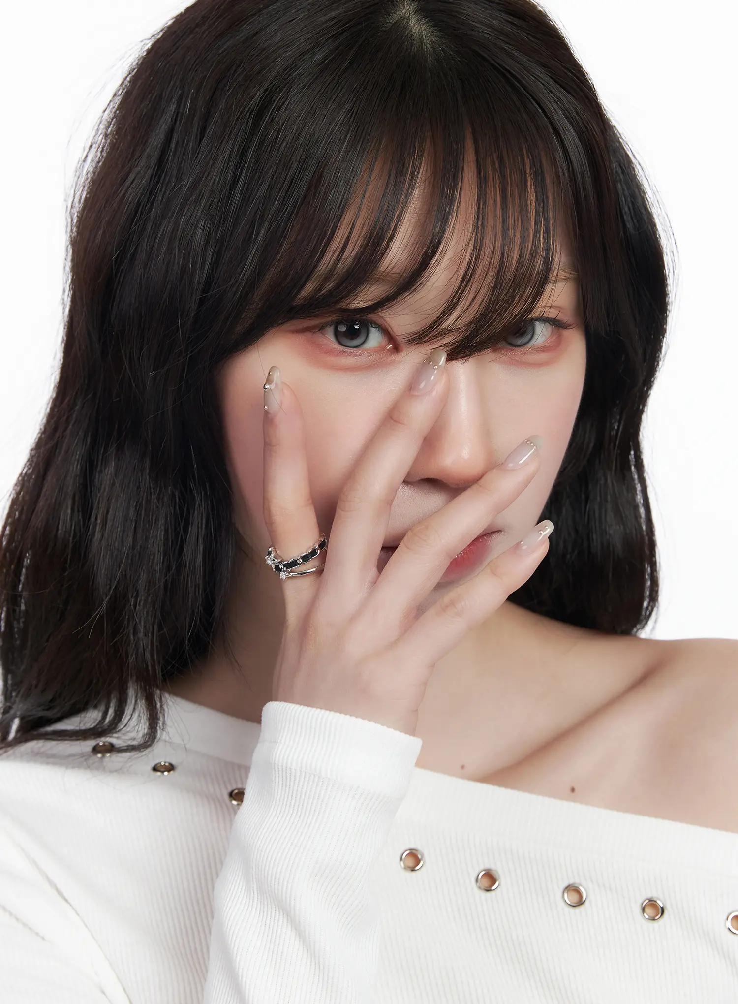 Black Twisted Ring CF525 - Image 3