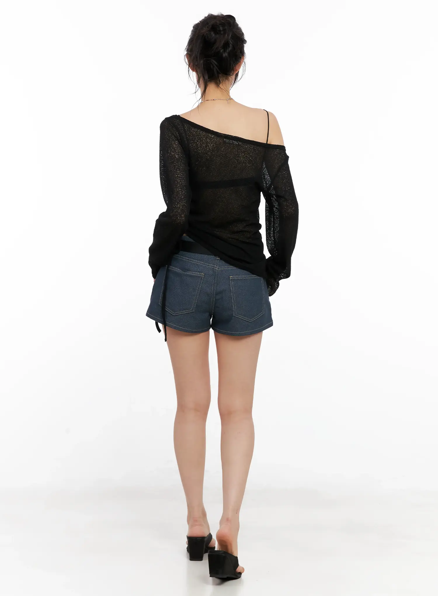 Boatneck Off-Shoulder Long Sleeve CL525 - Image 8