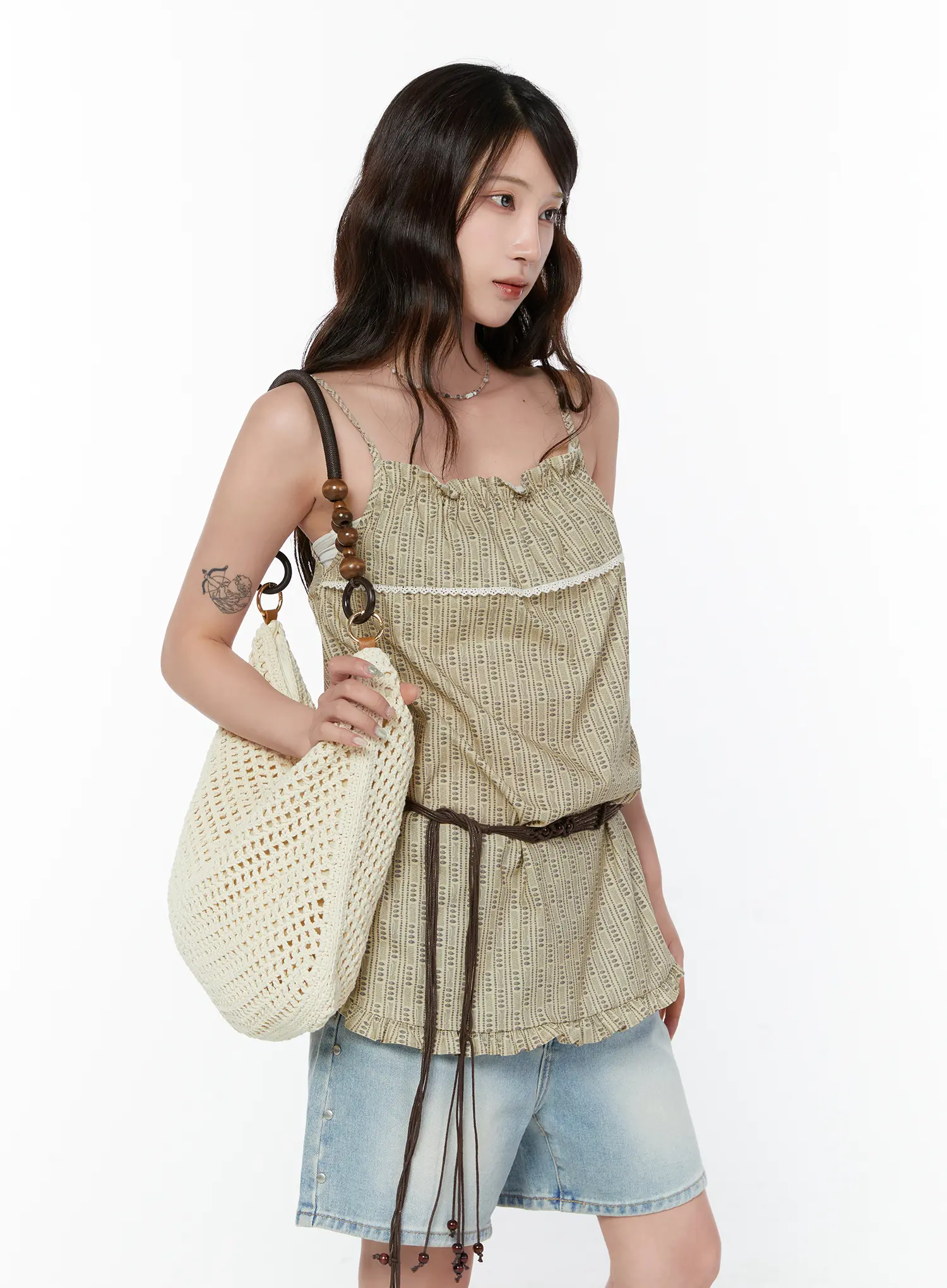Bohemian Crochet Shoulder Bag CY515 - Image 5
