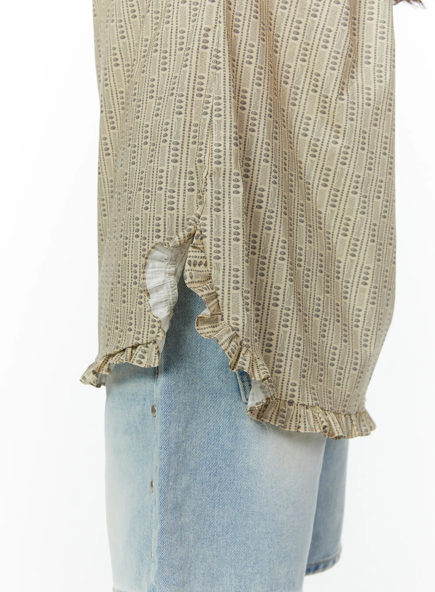 Bohemian Ruffle Sleeveless Top CY515 - Image 5
