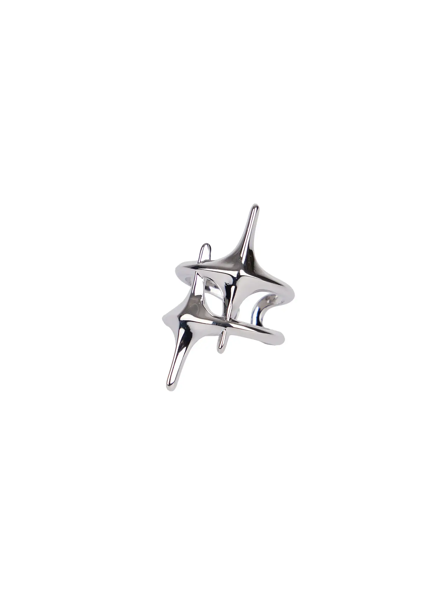 Bold Double Sparkle Ring IN510 - Image 5